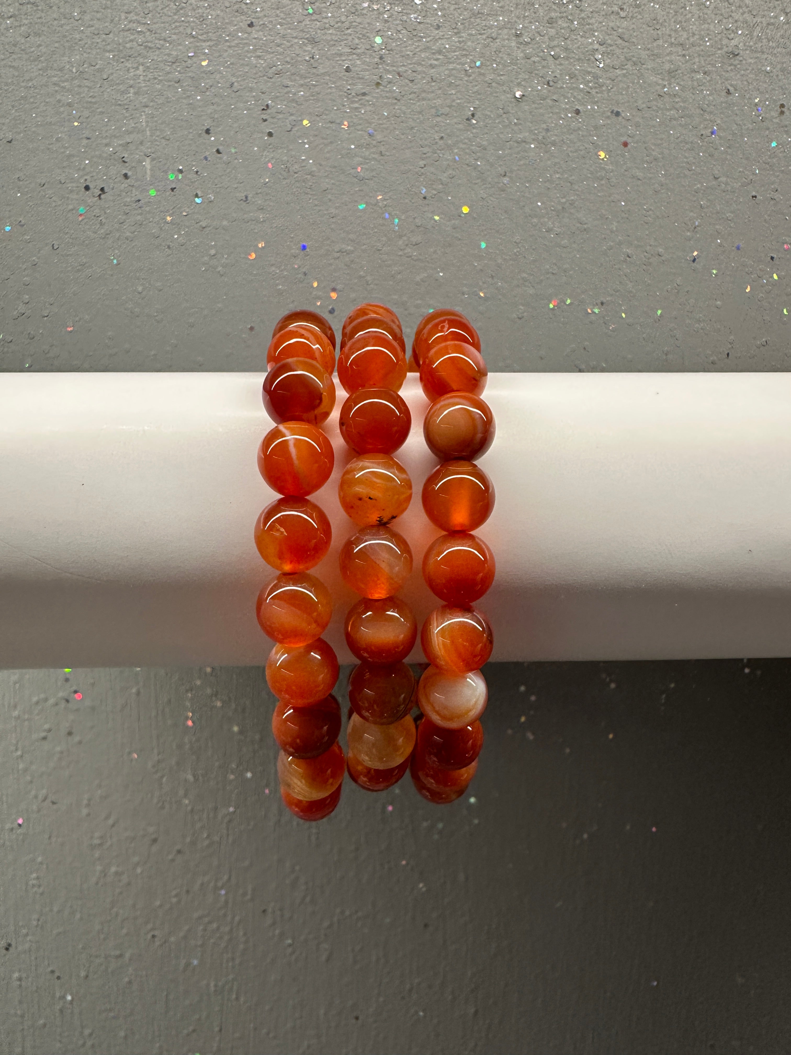 Carnelian Beaded Bracelet