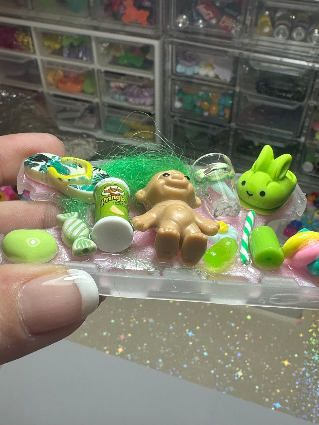 Handmade Resin Charm Lanyard Card Holder