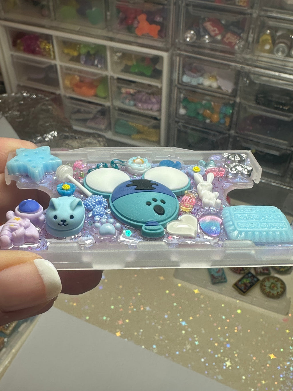 Handmade Resin Charm Lanyard Card Holder