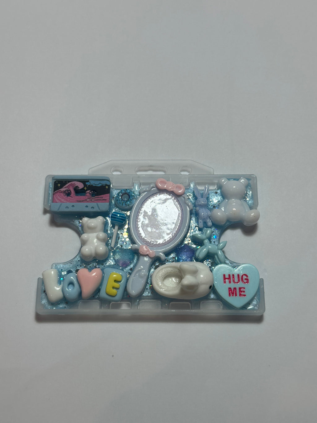 Handmade Resin Charm Lanyard Card Holder