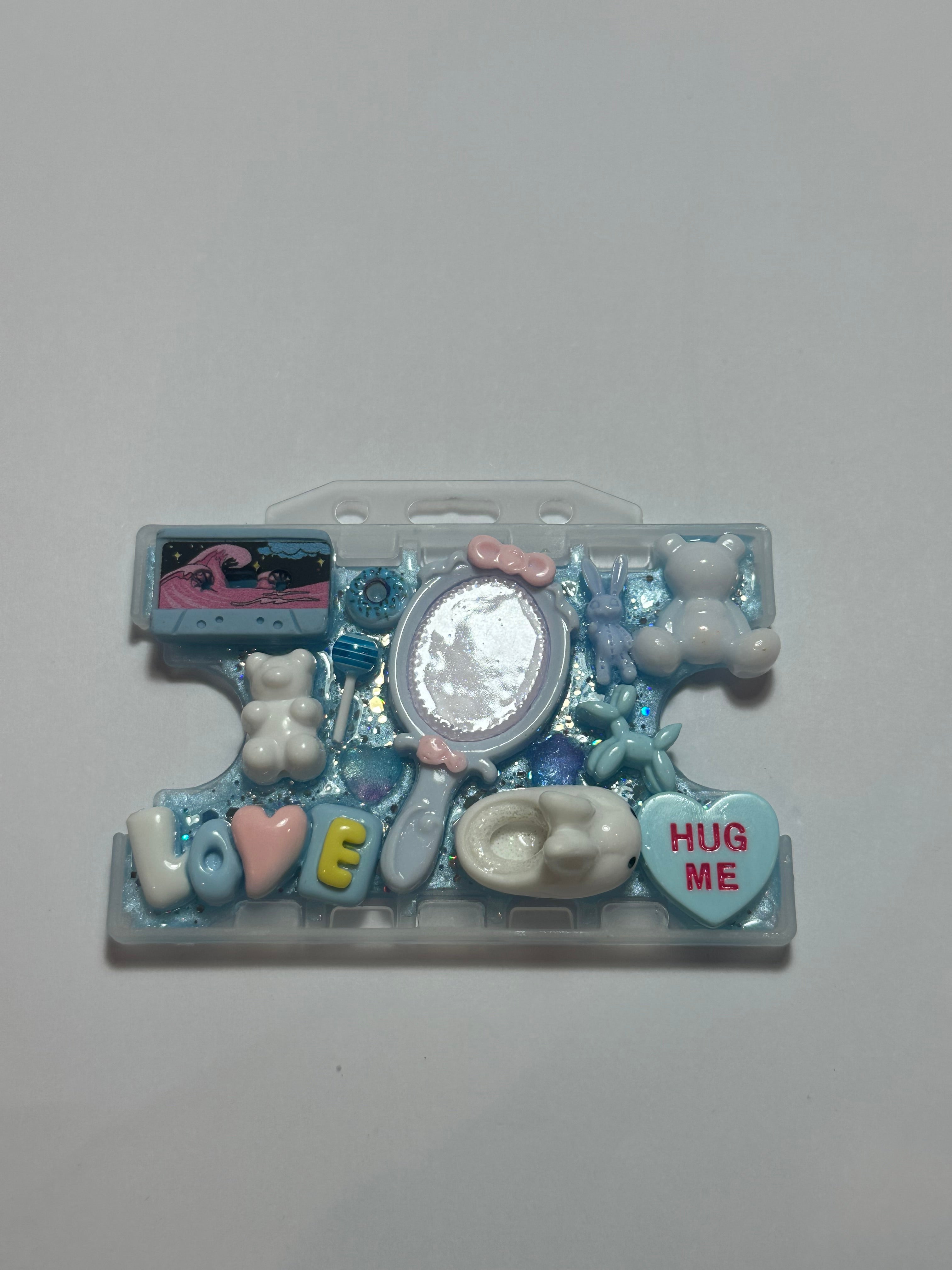 Handmade Resin Charm Lanyard Card Holder