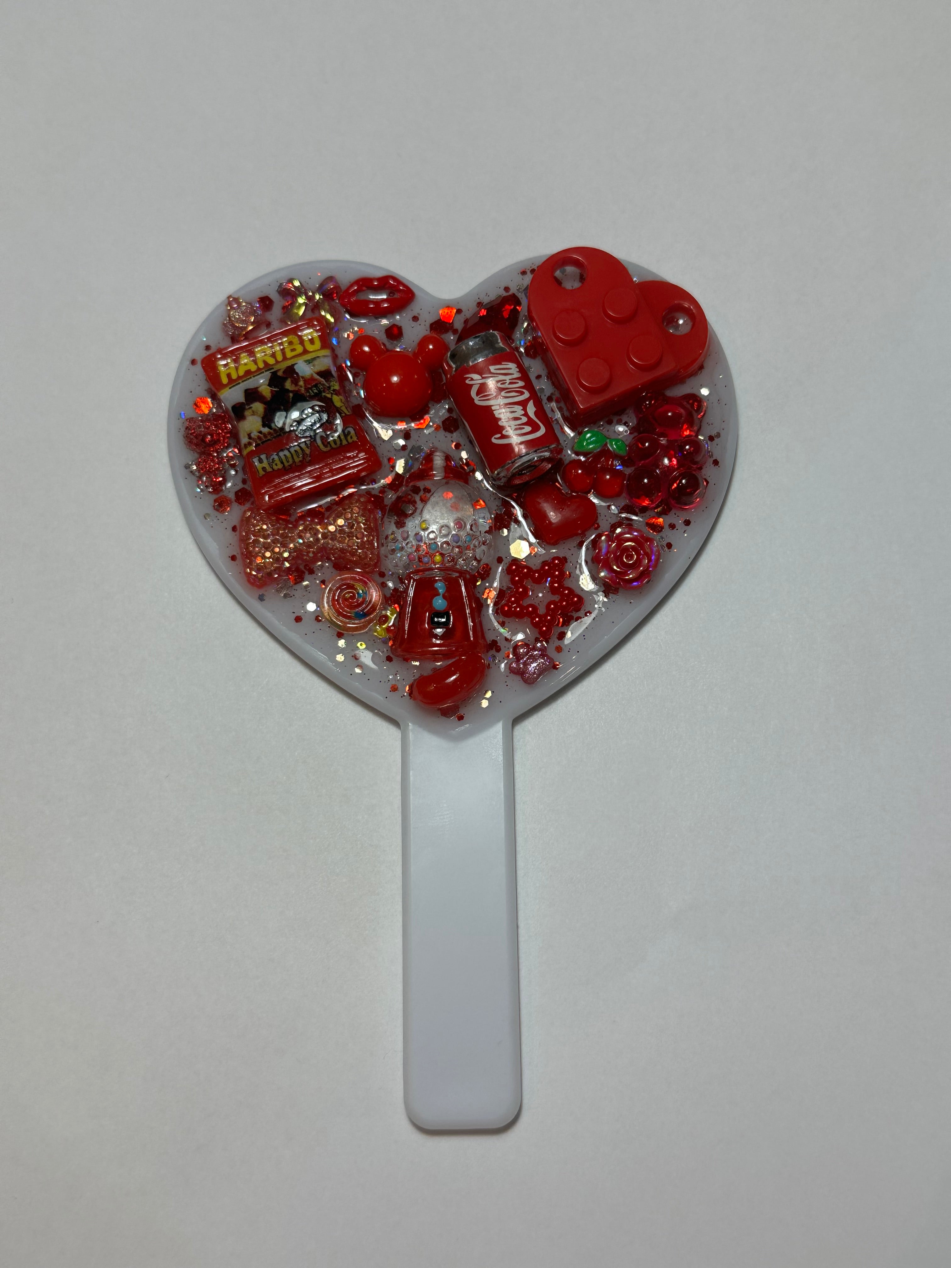 Small Heart Hand Mirror