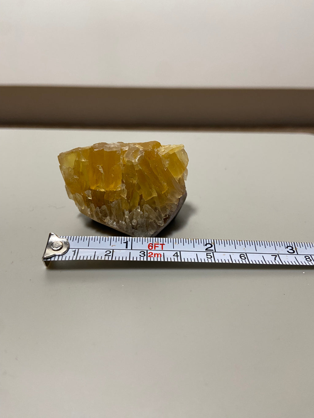 Raw Yellow Fluorite 1  (RARE)