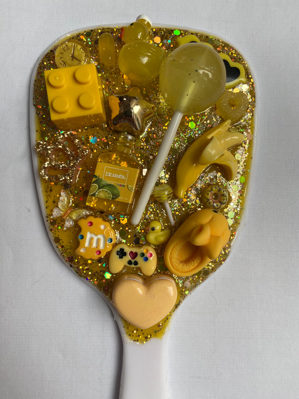 Handmade Resin Charm Hand Mirror
