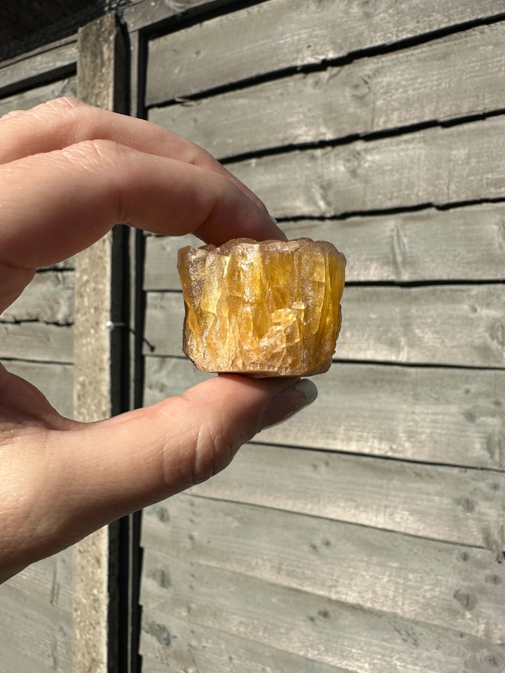 Raw Yellow Fluorite 2  (RARE)