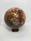 Red Moss Agate Sphere
