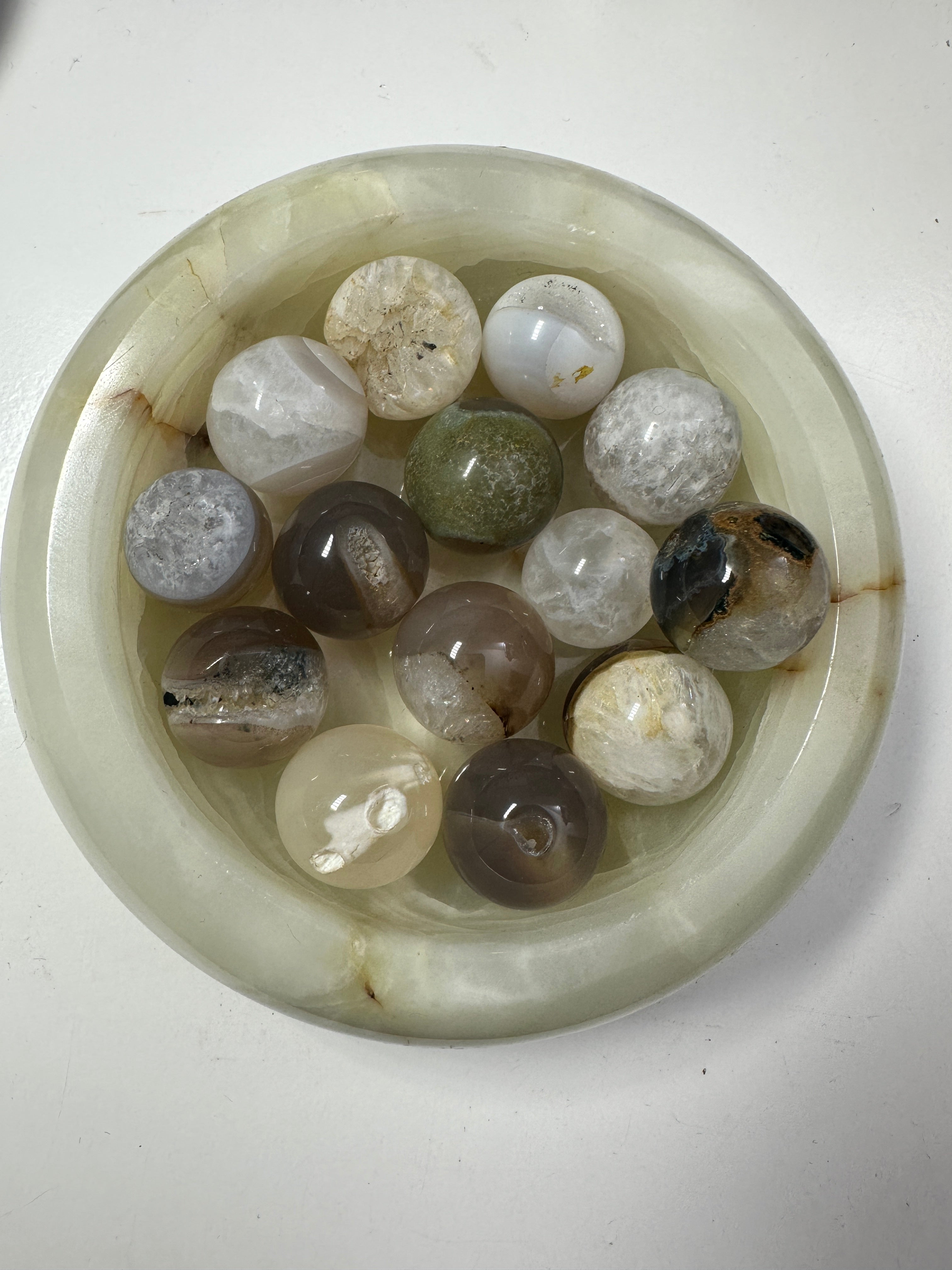 Mini Druzy Agate Spheres