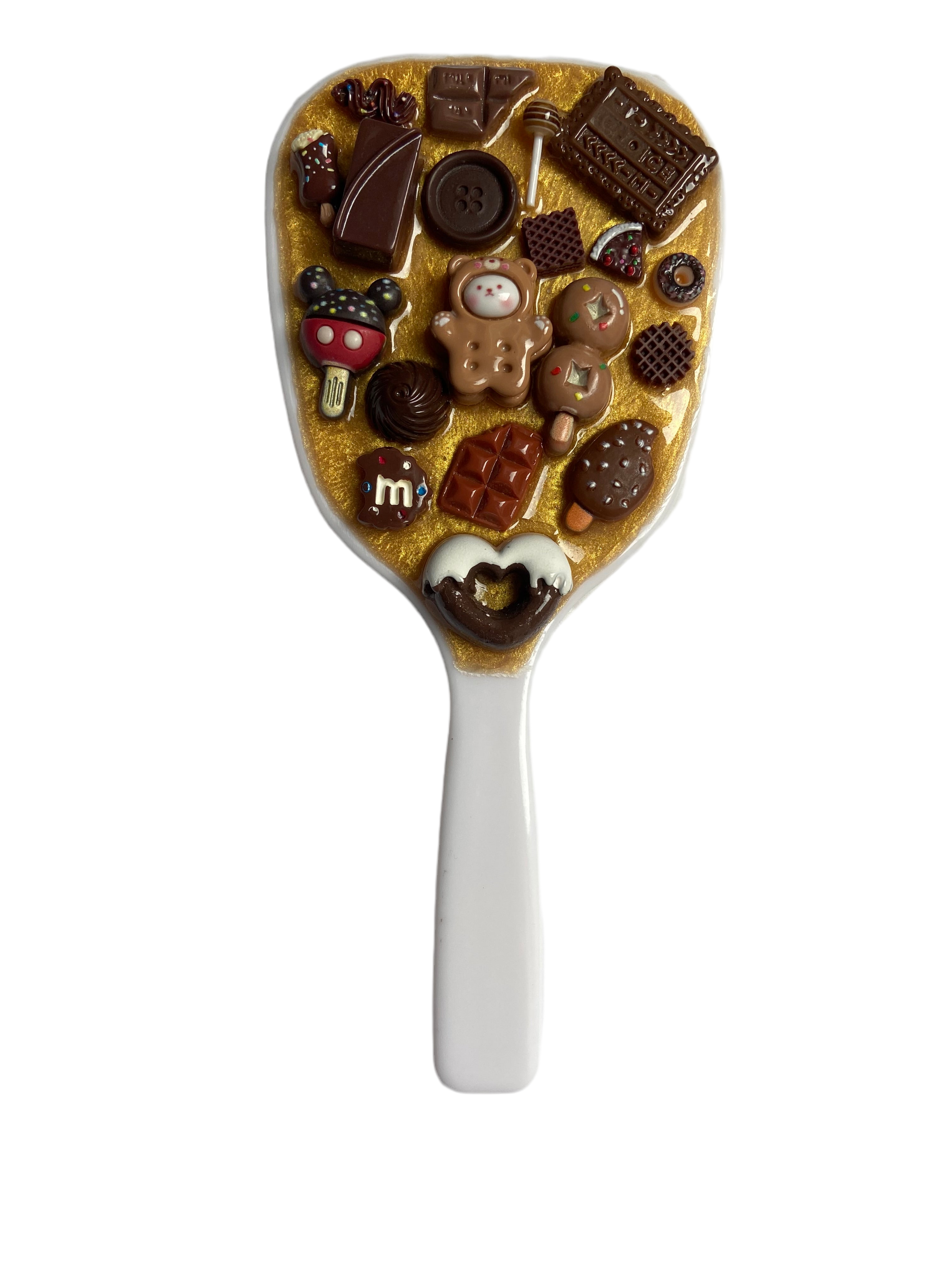 Handmade Resin Charm Hand Mirror