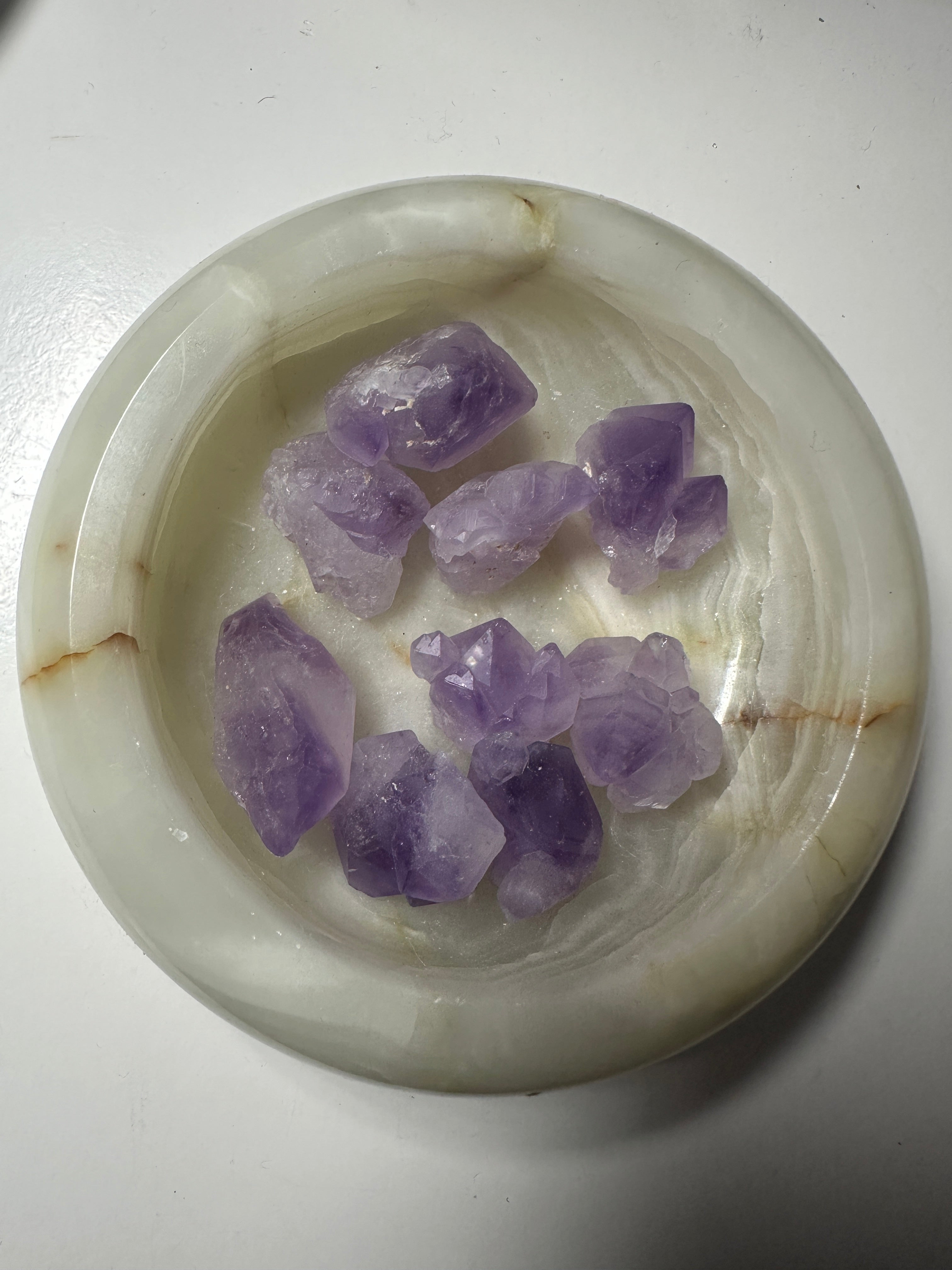 Amethyst Tooth Pieces