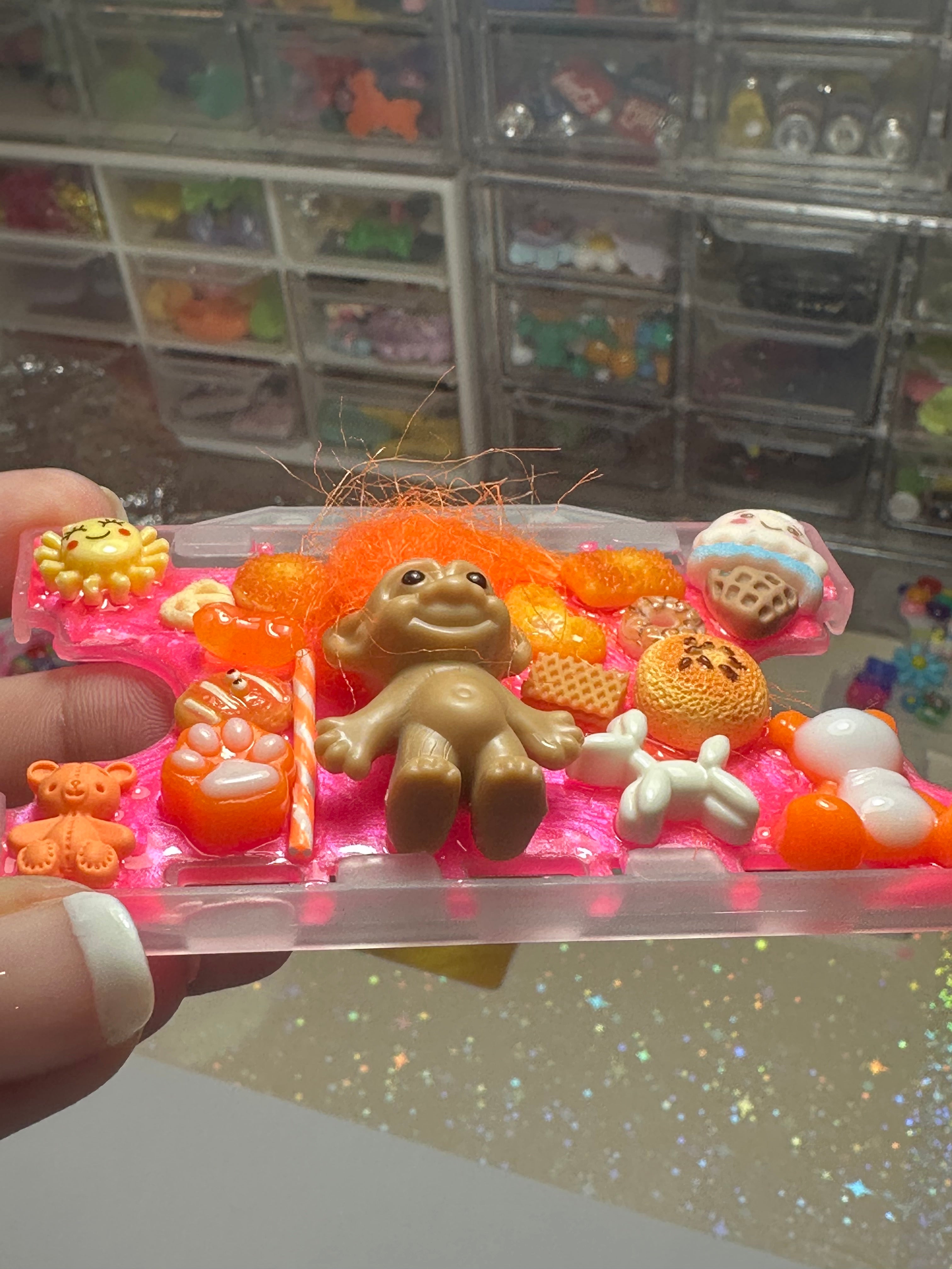 Handmade Resin Charm Lanyard Card Holder