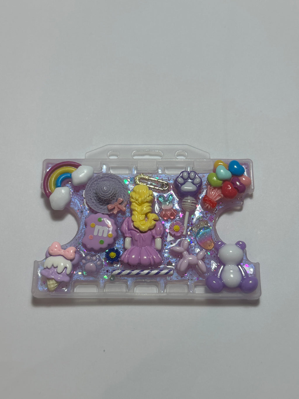 Handmade Resin Charm Lanyard Card Holder