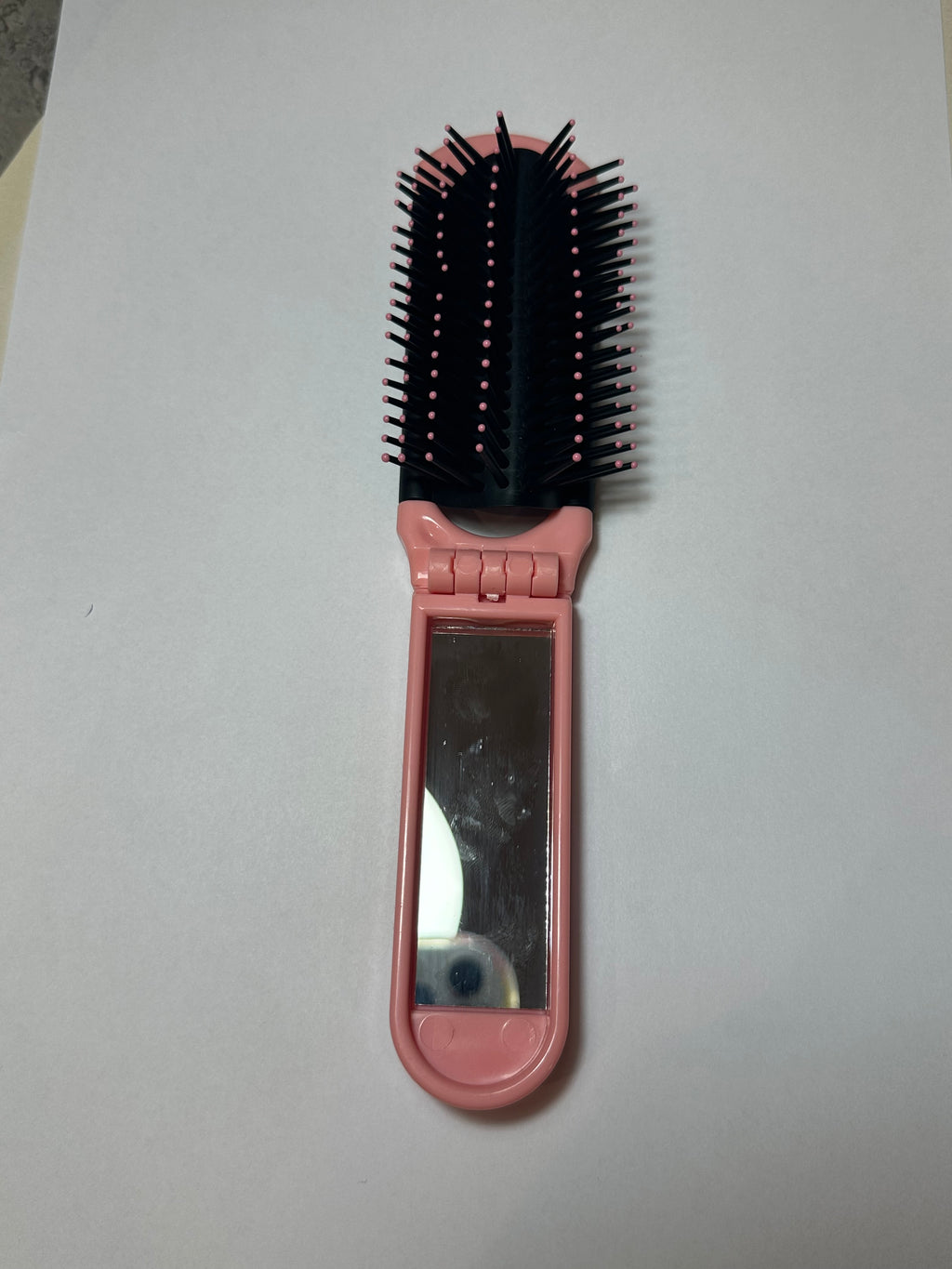Folding Brush With Mirror
