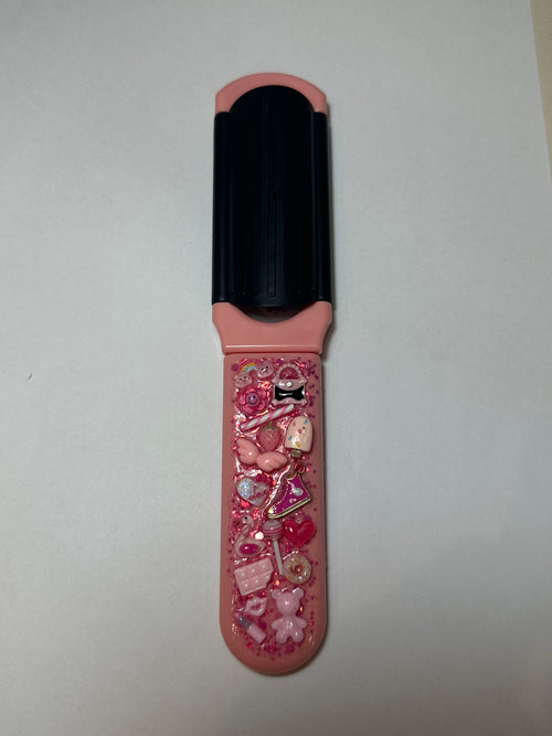 Folding Brush With Mirror