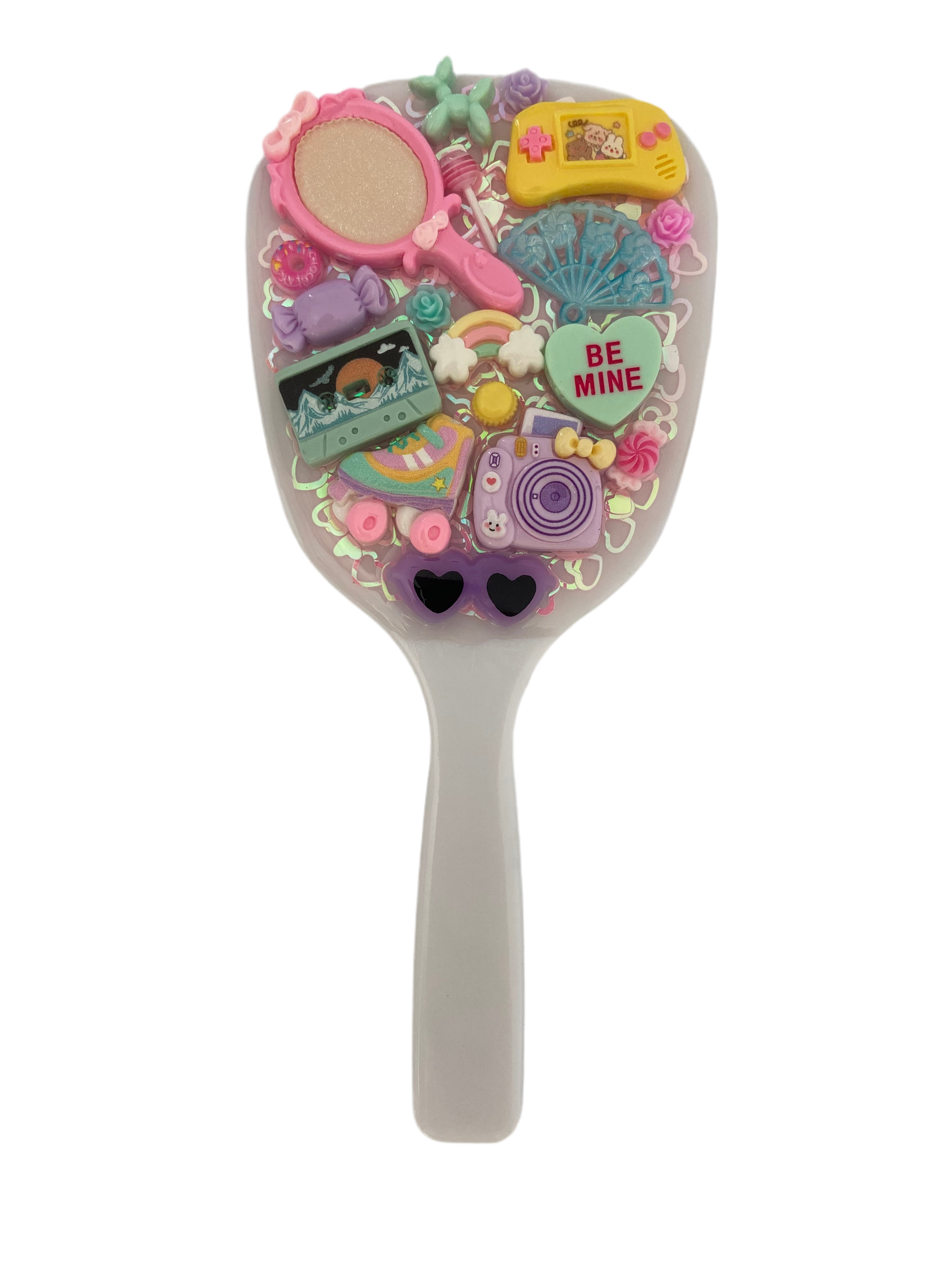 Handmade Resin Charm Hand Mirror