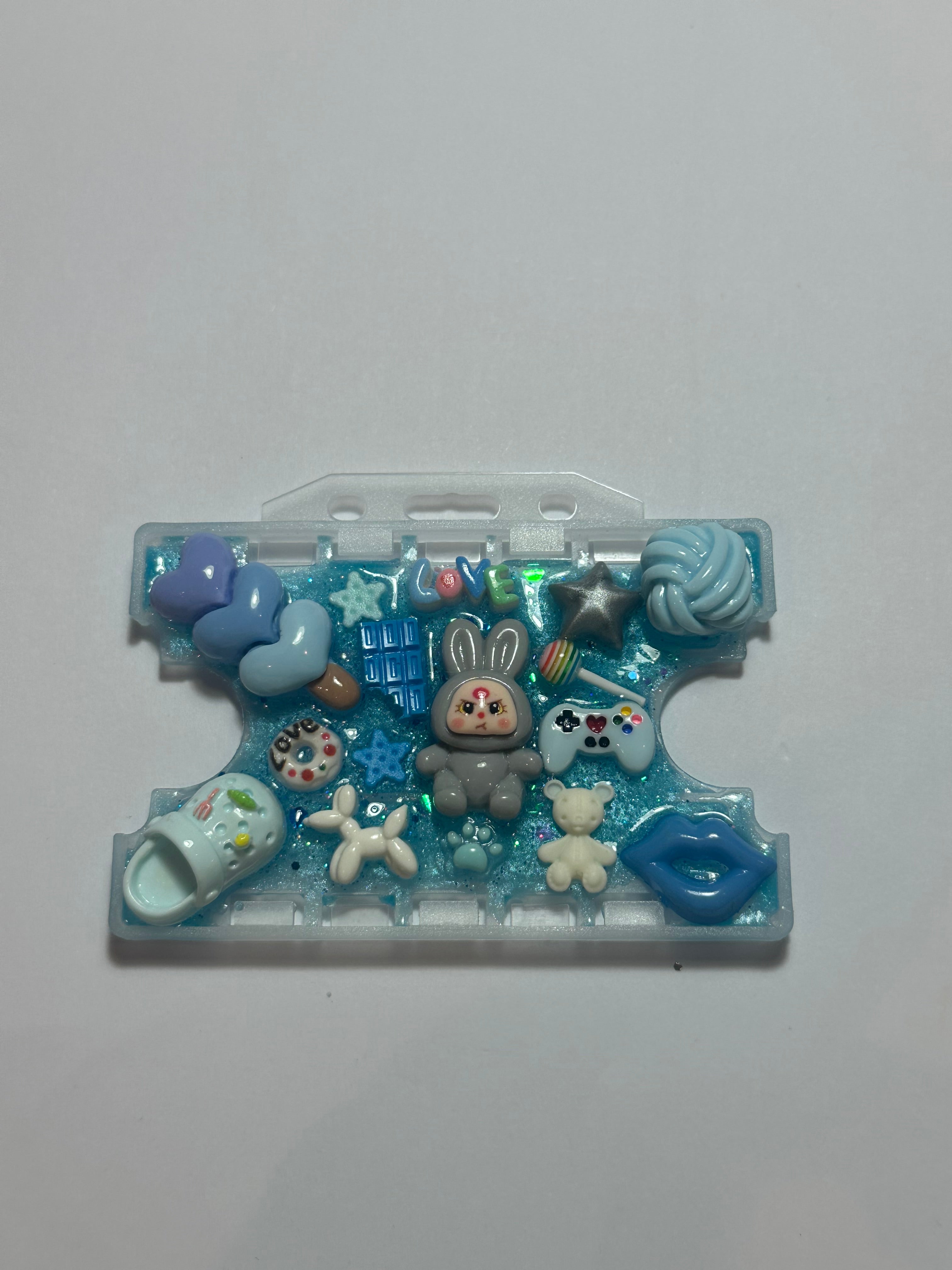 Handmade Resin Charm Lanyard Card Holder