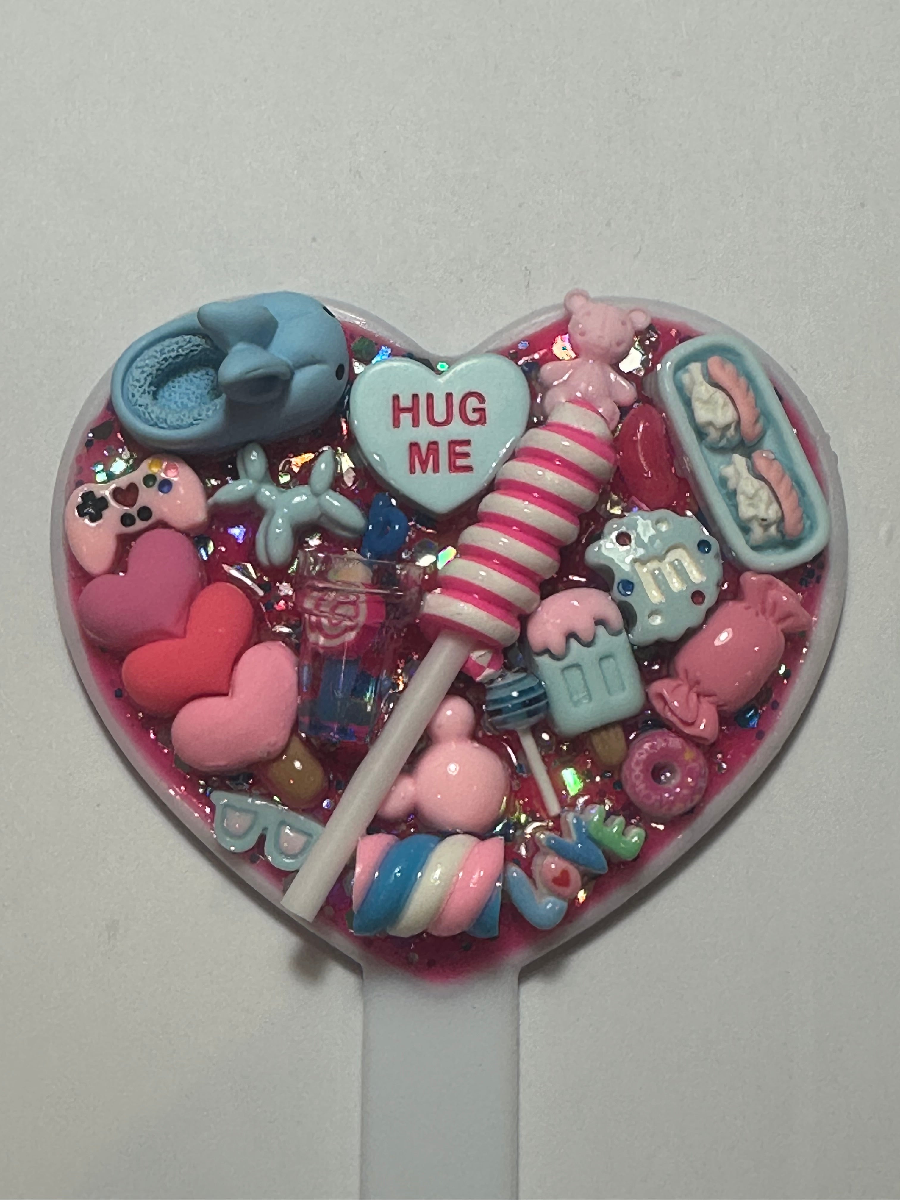 Small Handmade Resin Charm Hand Mirror