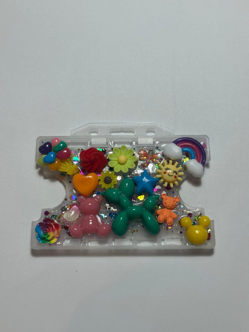 Handmade Resin Charm Lanyard Card Holder