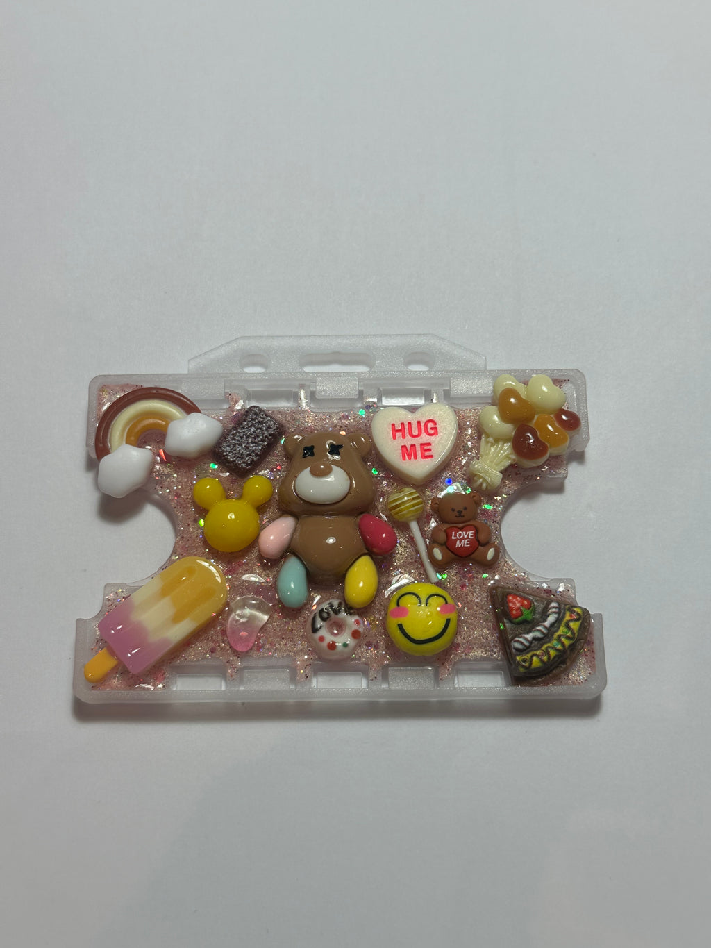 Handmade Resin Charm Lanyard Card Holder