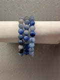 Blue Adventurine Beaded Bracelet
