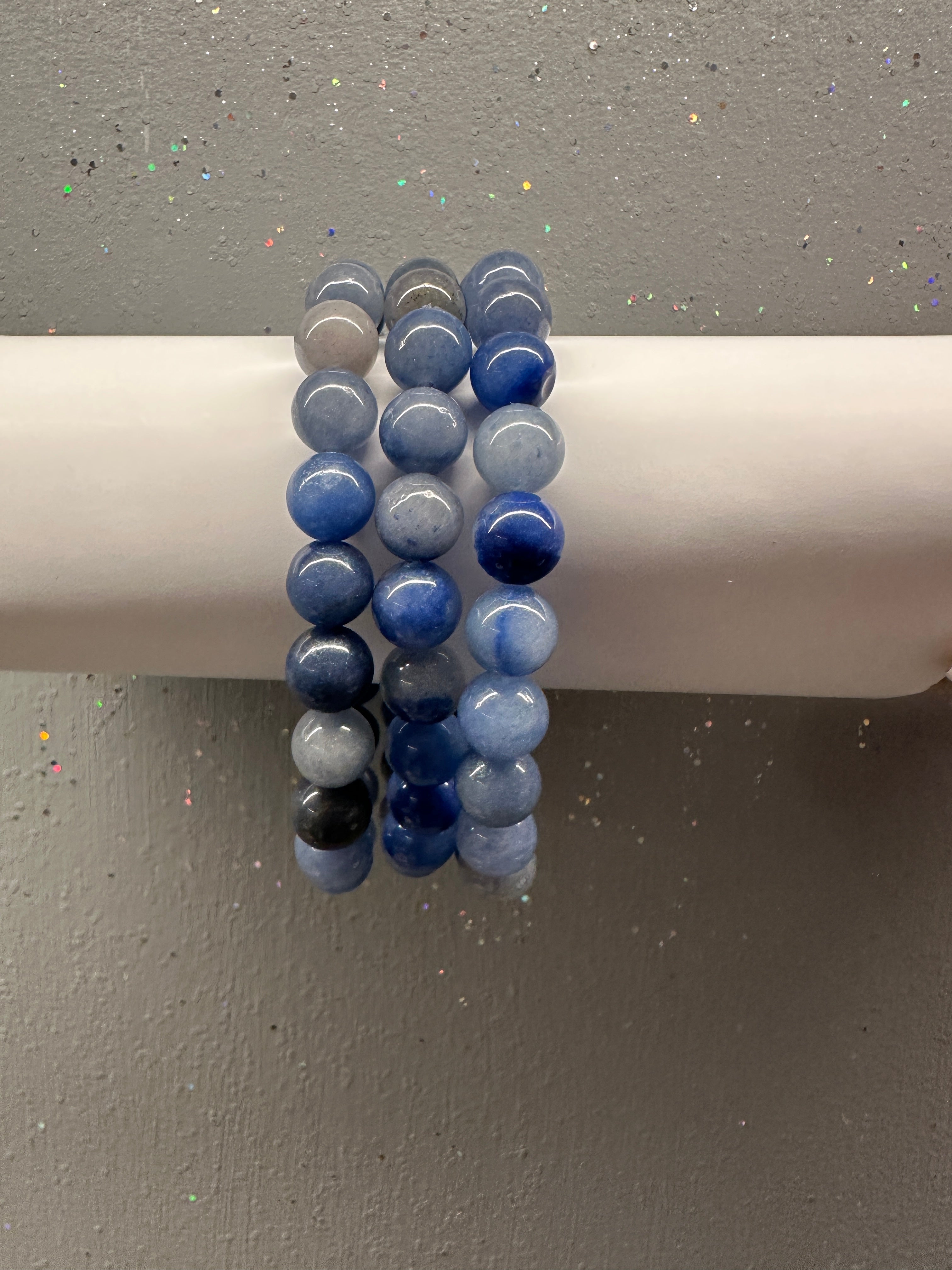 Blue Adventurine Beaded Bracelet