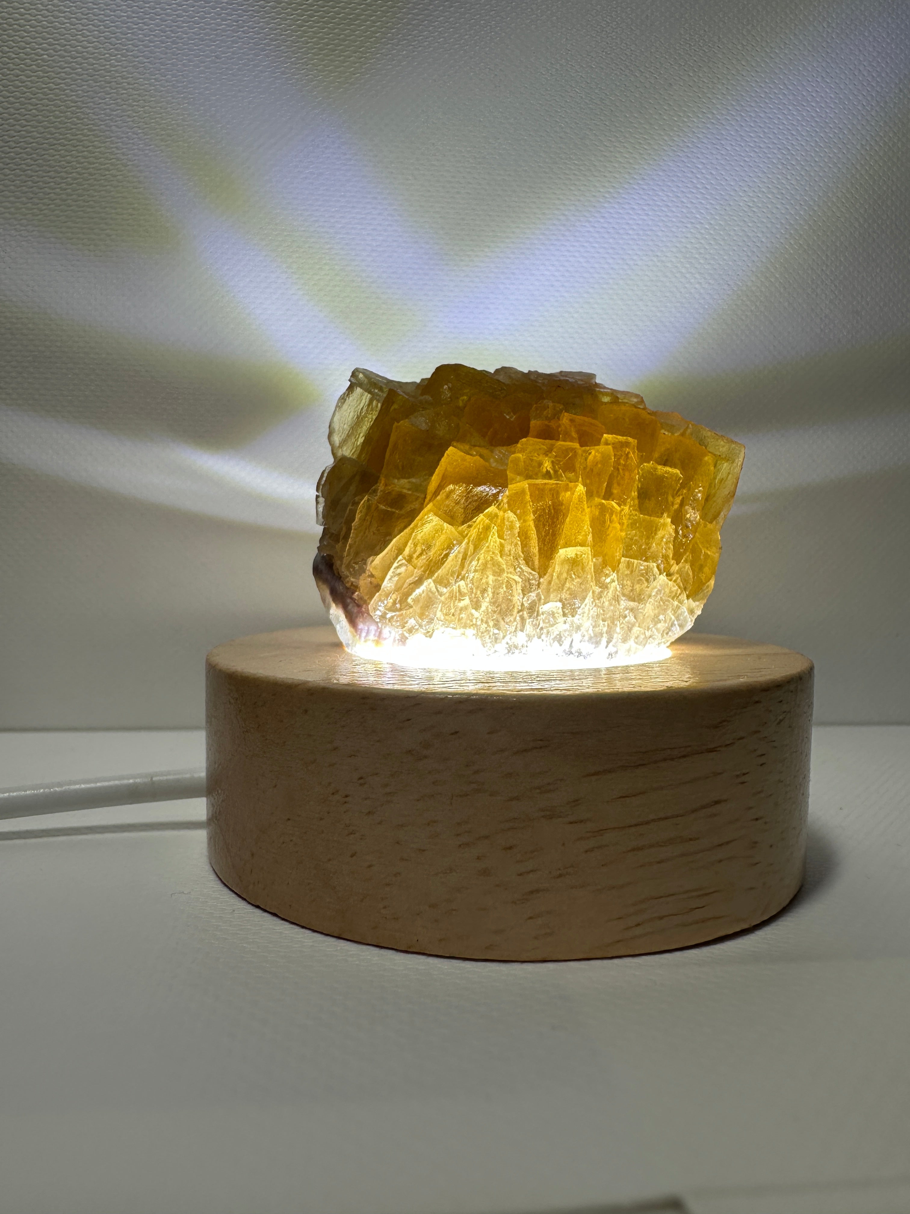 Raw Yellow Fluorite 1  (RARE)