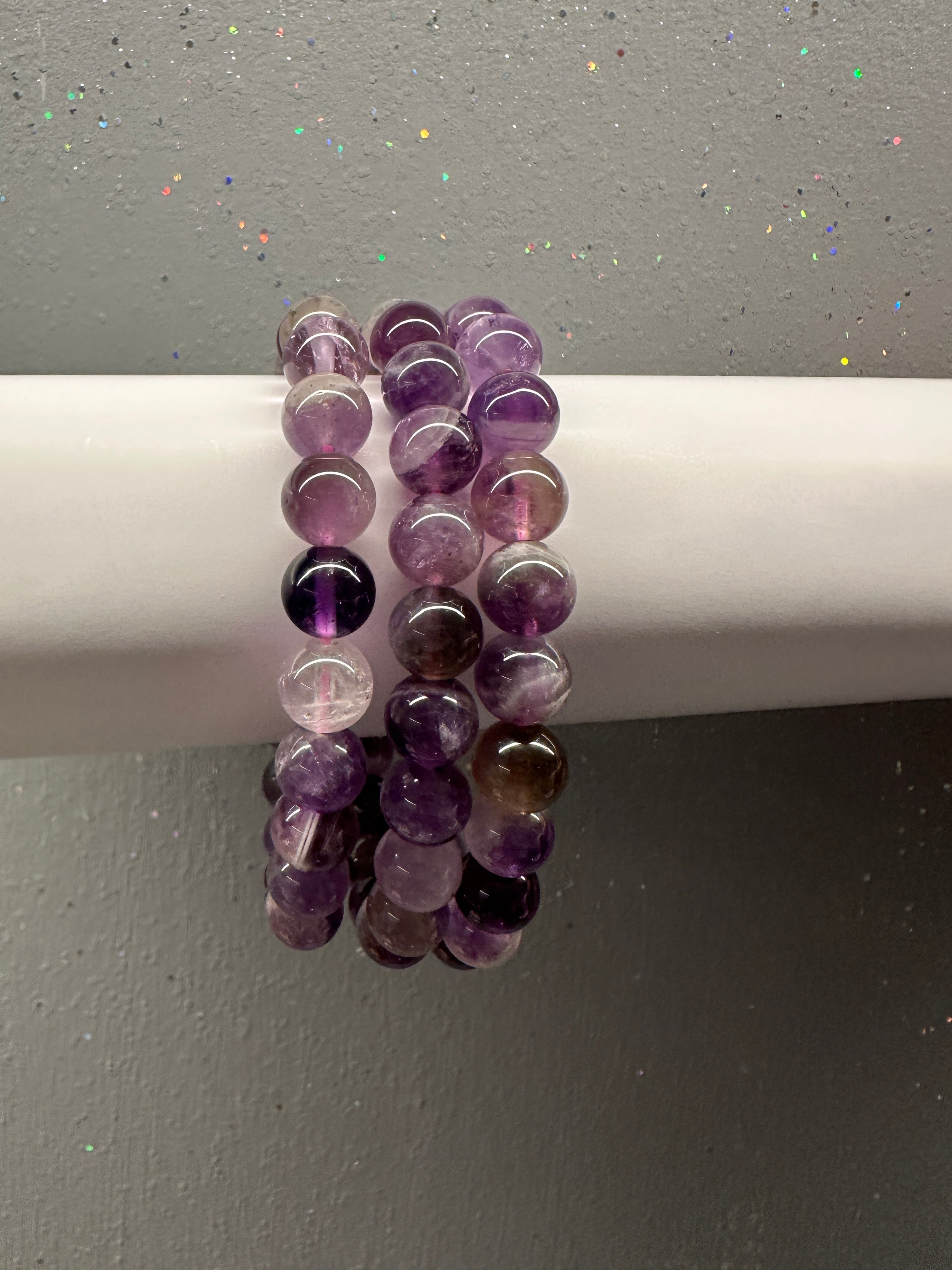 Amethyst Beaded Bracelet