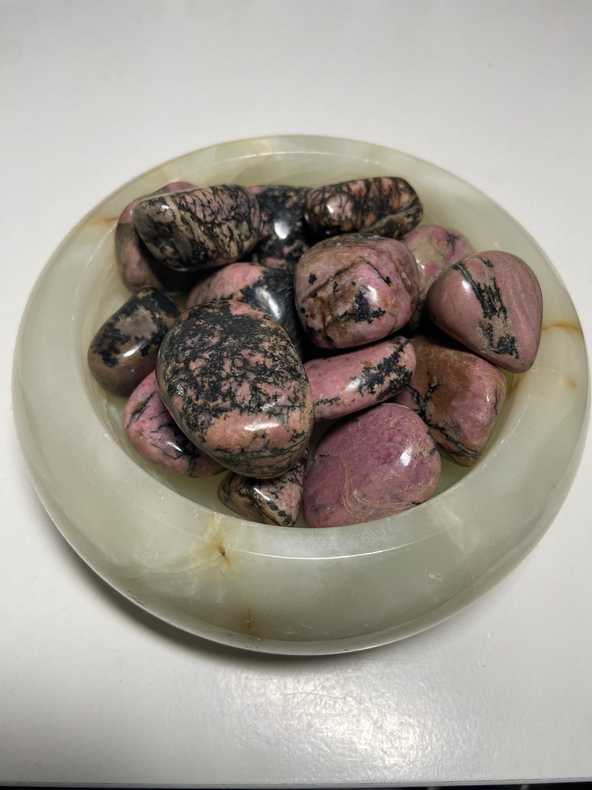 Rhodonite Tumbles