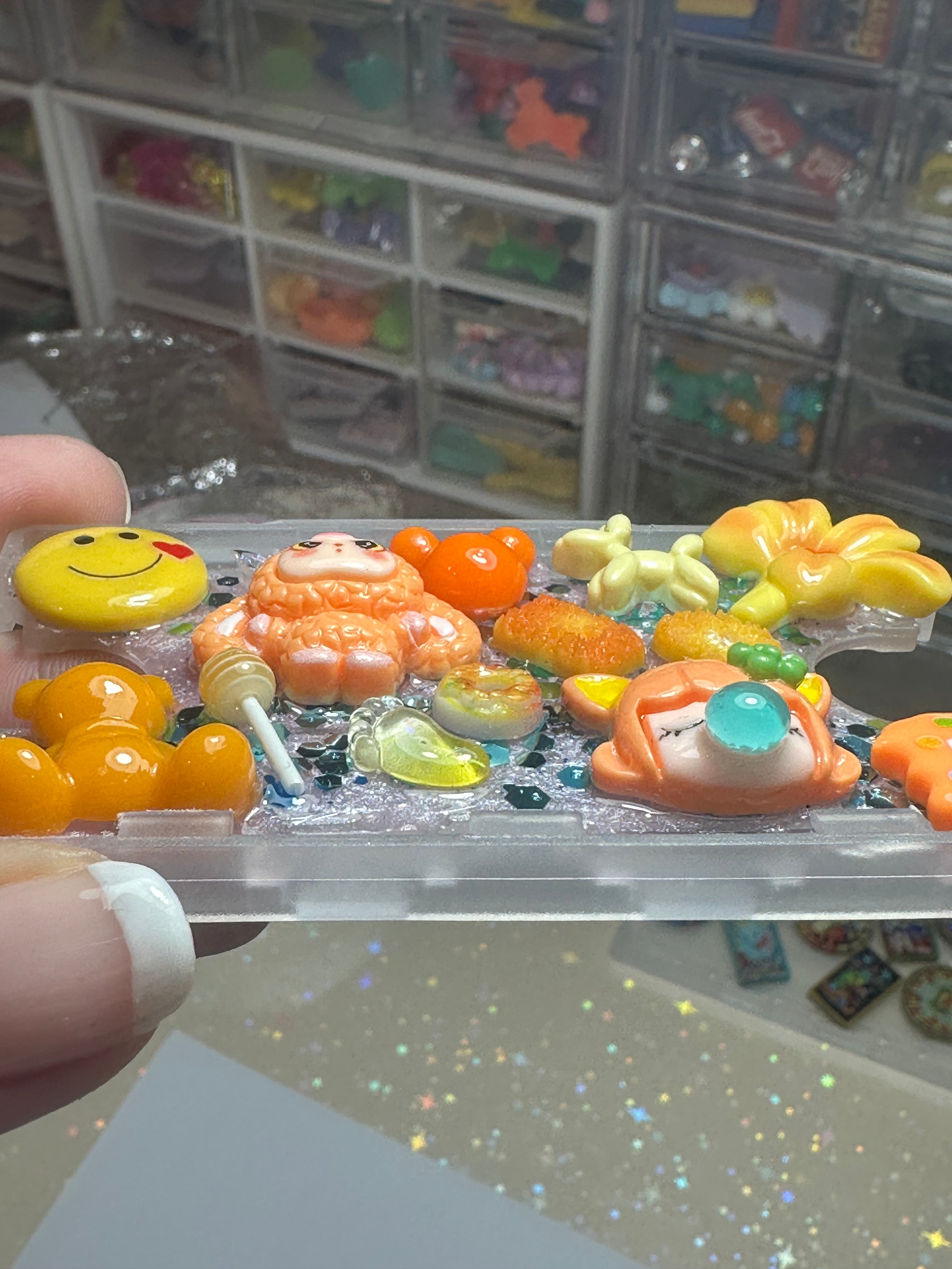 Handmade Resin Charm Lanyard Card Holder