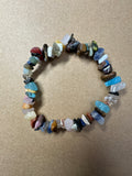 Mixed Crystals Chip Bracelet