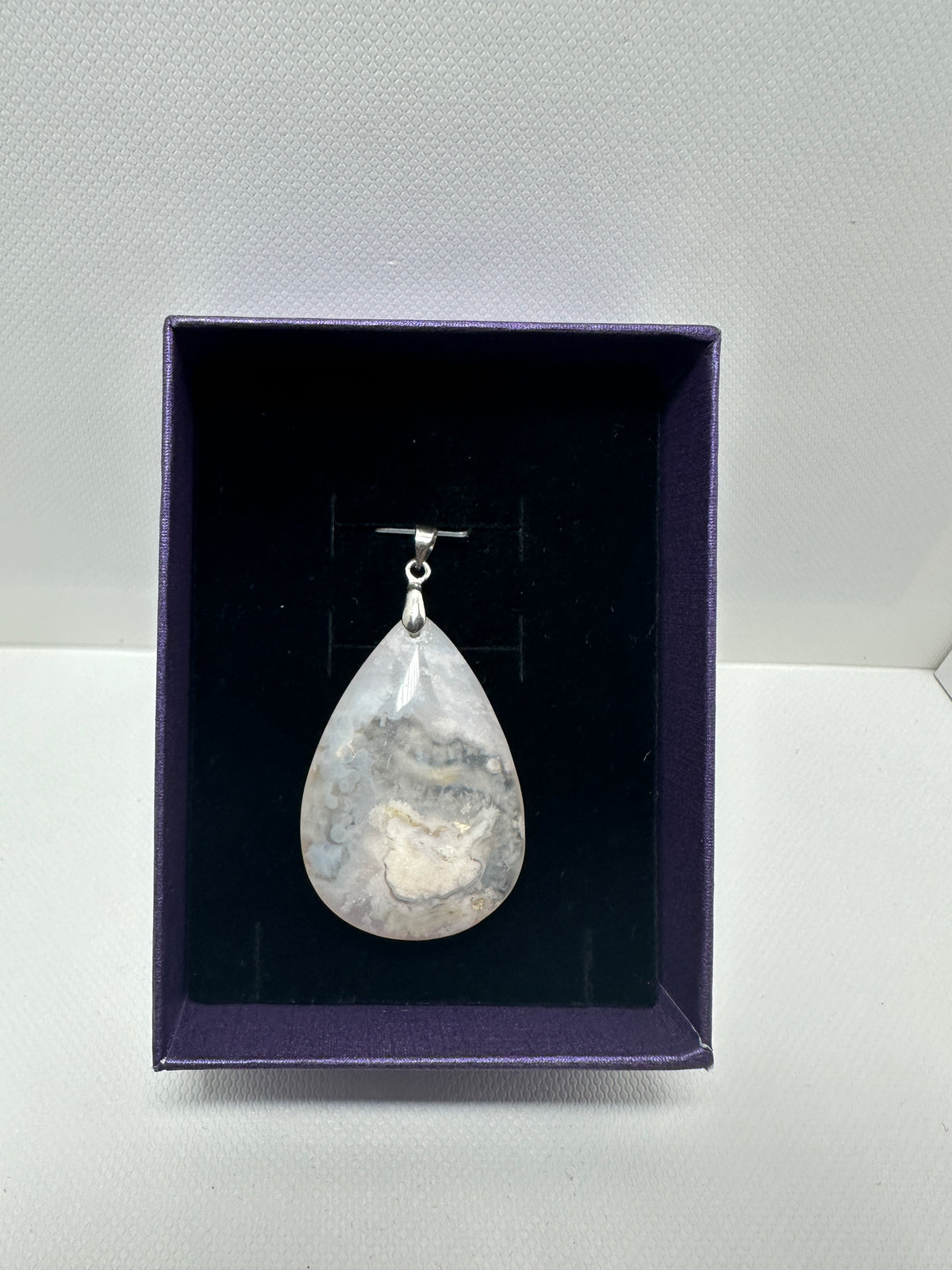 Flower Agate Pendant 2