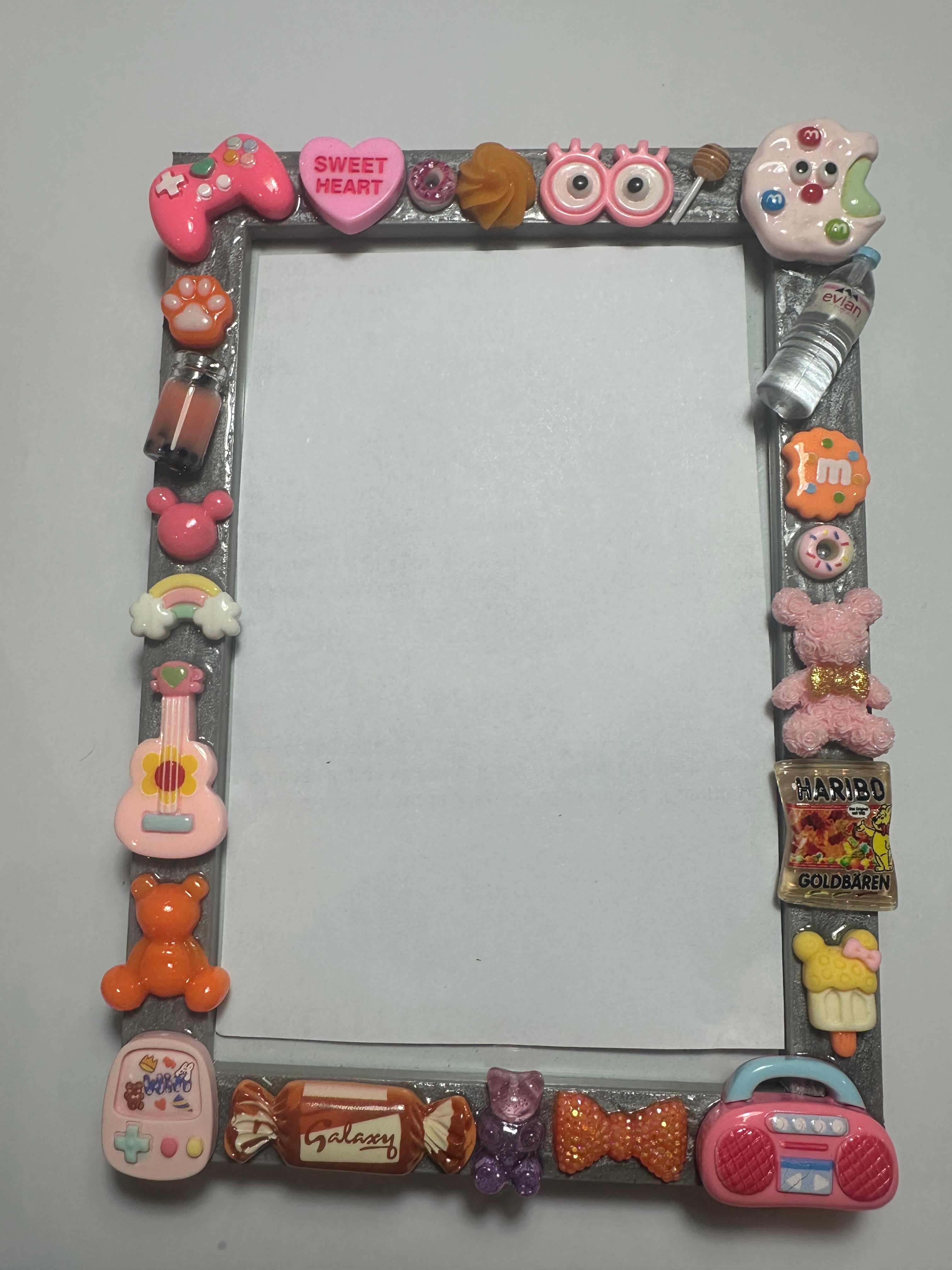 Handmade Resin Photo Frame – Candy Charm Decor