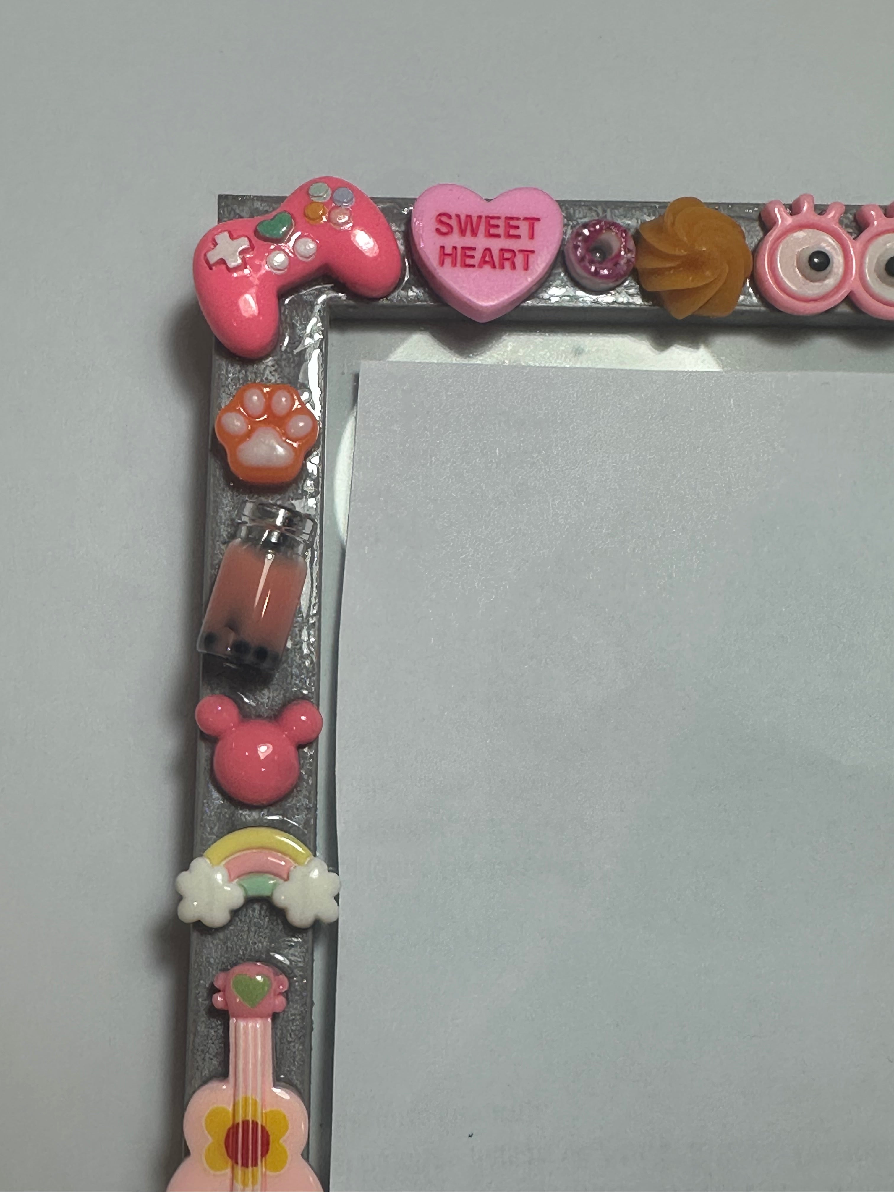 Handmade Resin Photo Frame – Candy Charm Decor
