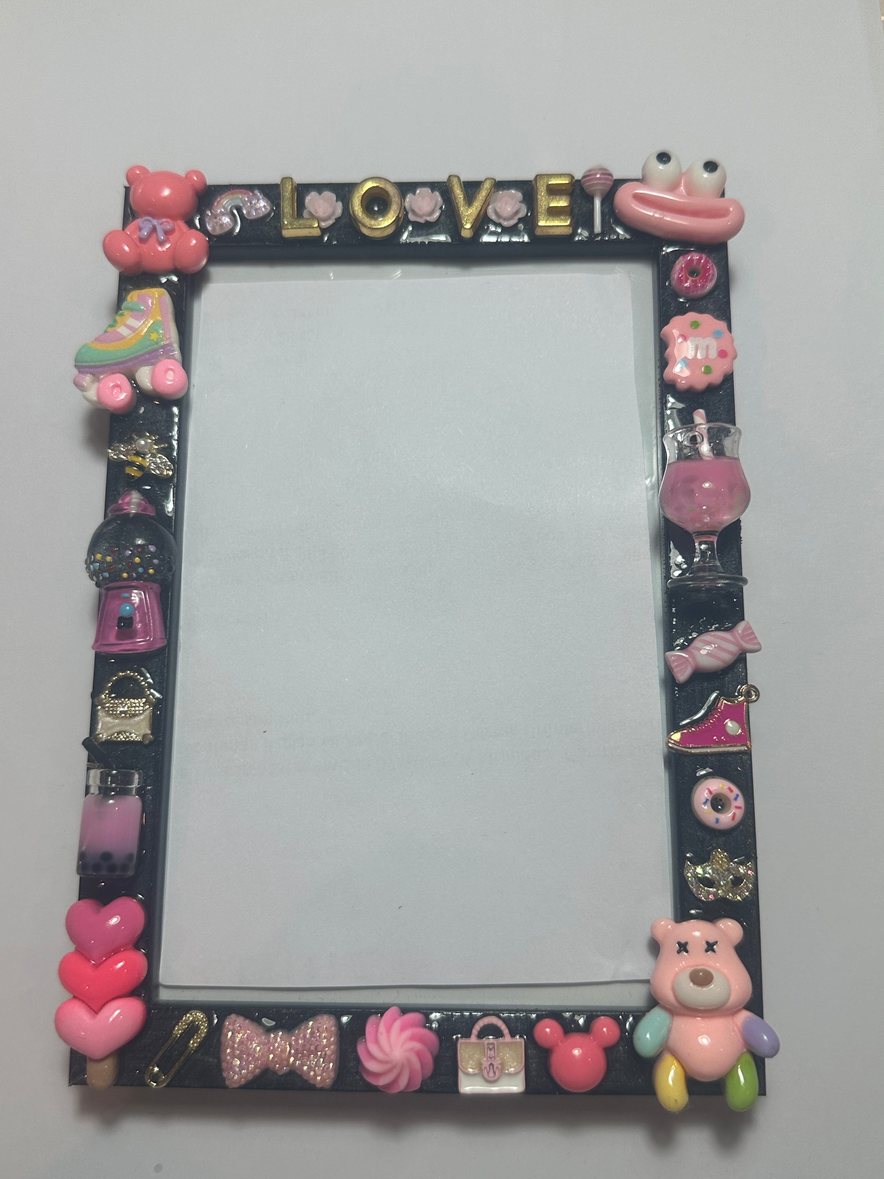 Handmade Resin Photo Frame – Candy Charm Decor
