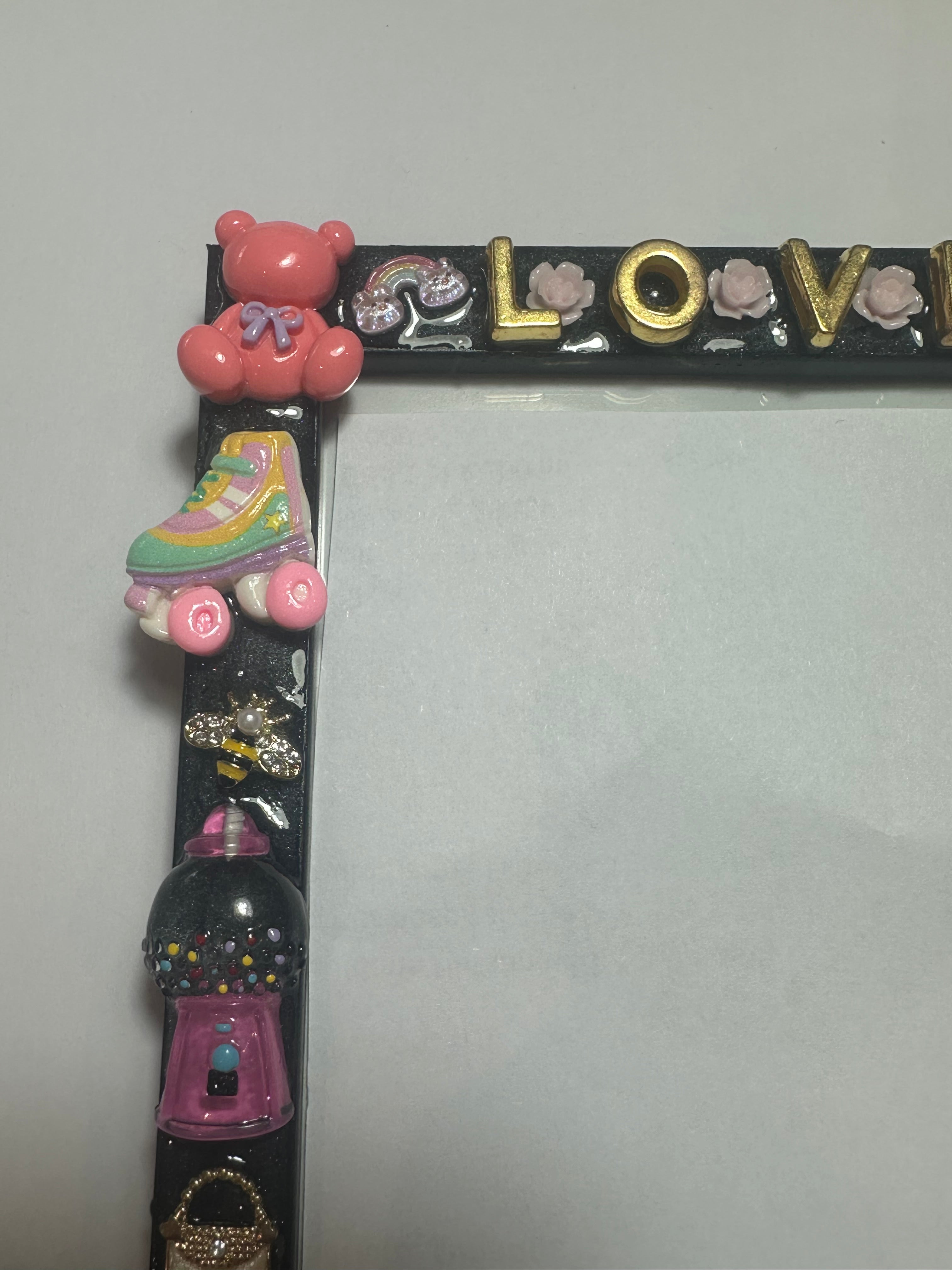 Handmade Resin Photo Frame – Candy Charm Decor