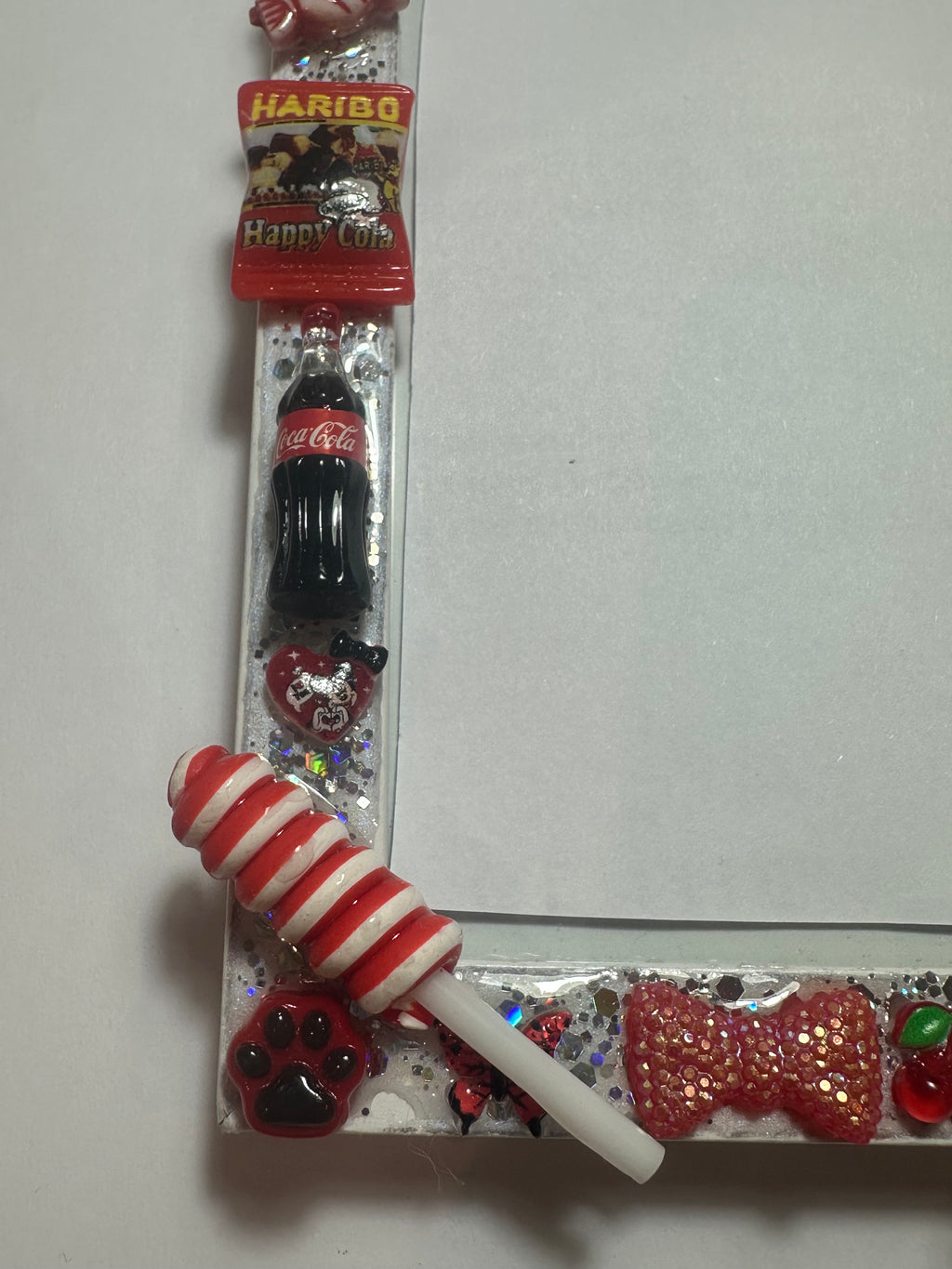 Handmade Resin Photo Frame – Candy Charm Decor