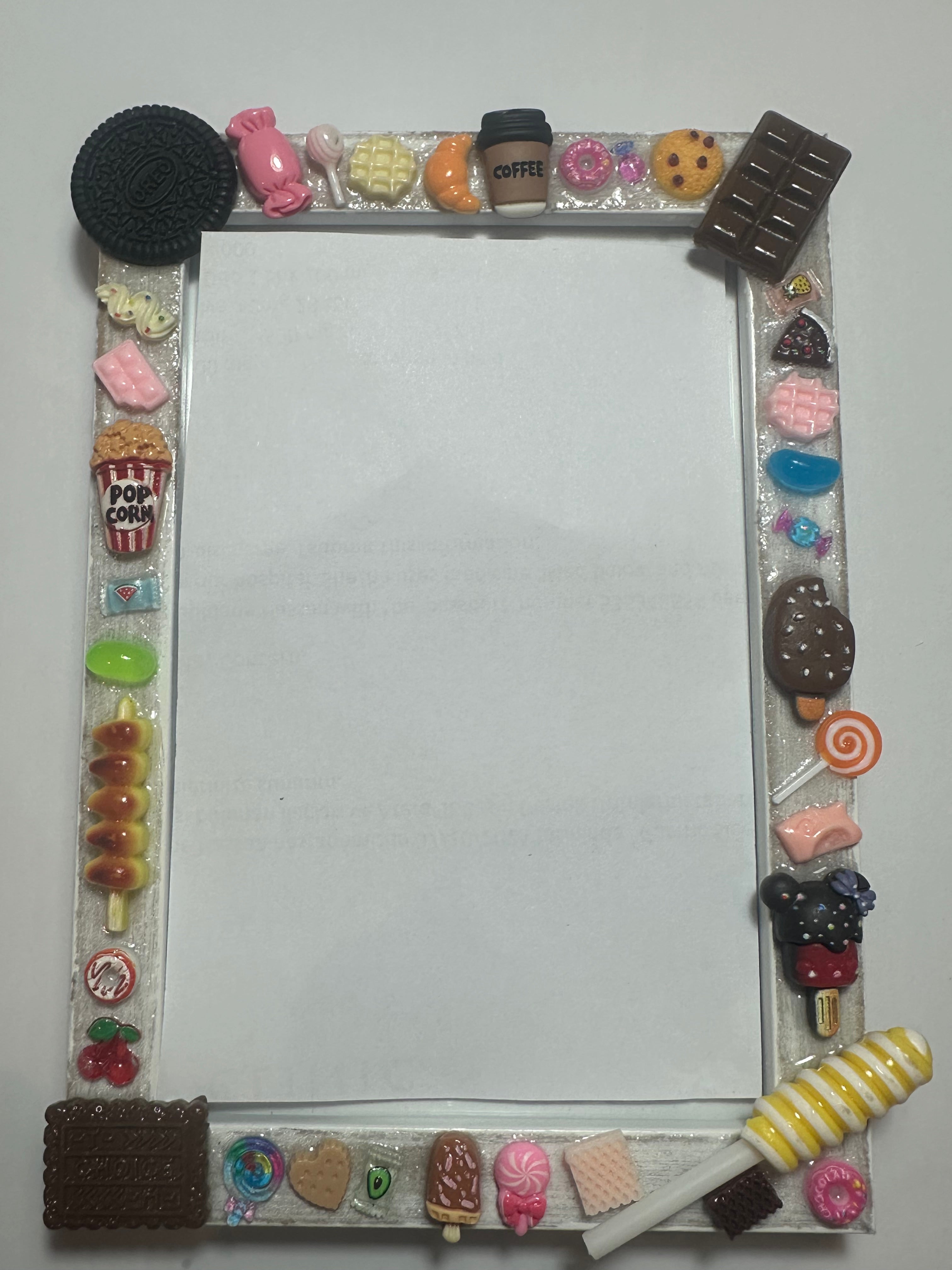 Handmade Resin Photo Frame – Candy Charm Decor