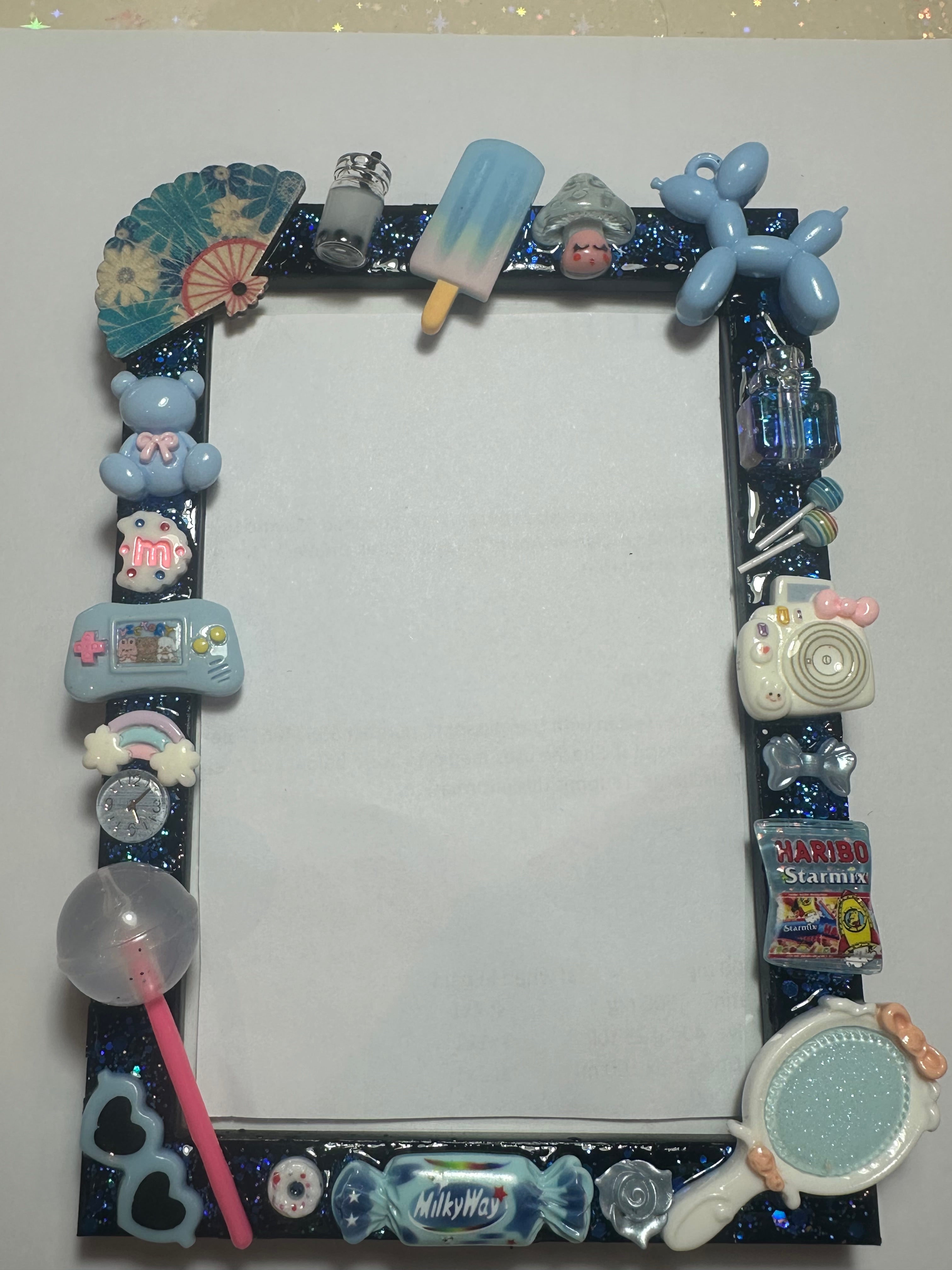 Handmade Resin Photo Frame – Candy Charm Decor