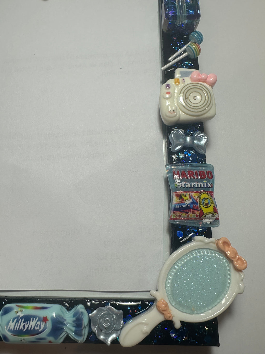 Handmade Resin Photo Frame – Candy Charm Decor