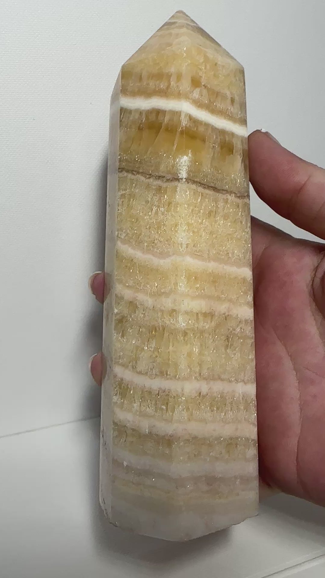 Banded Calcite Tower 1