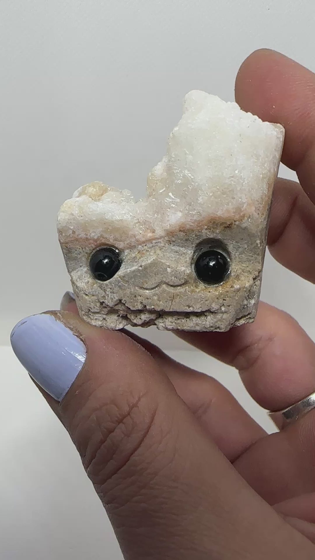 Quartz Pet Rock Face 2