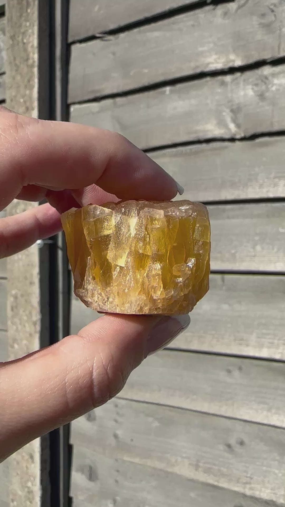 Raw Yellow Fluorite 2  (RARE)
