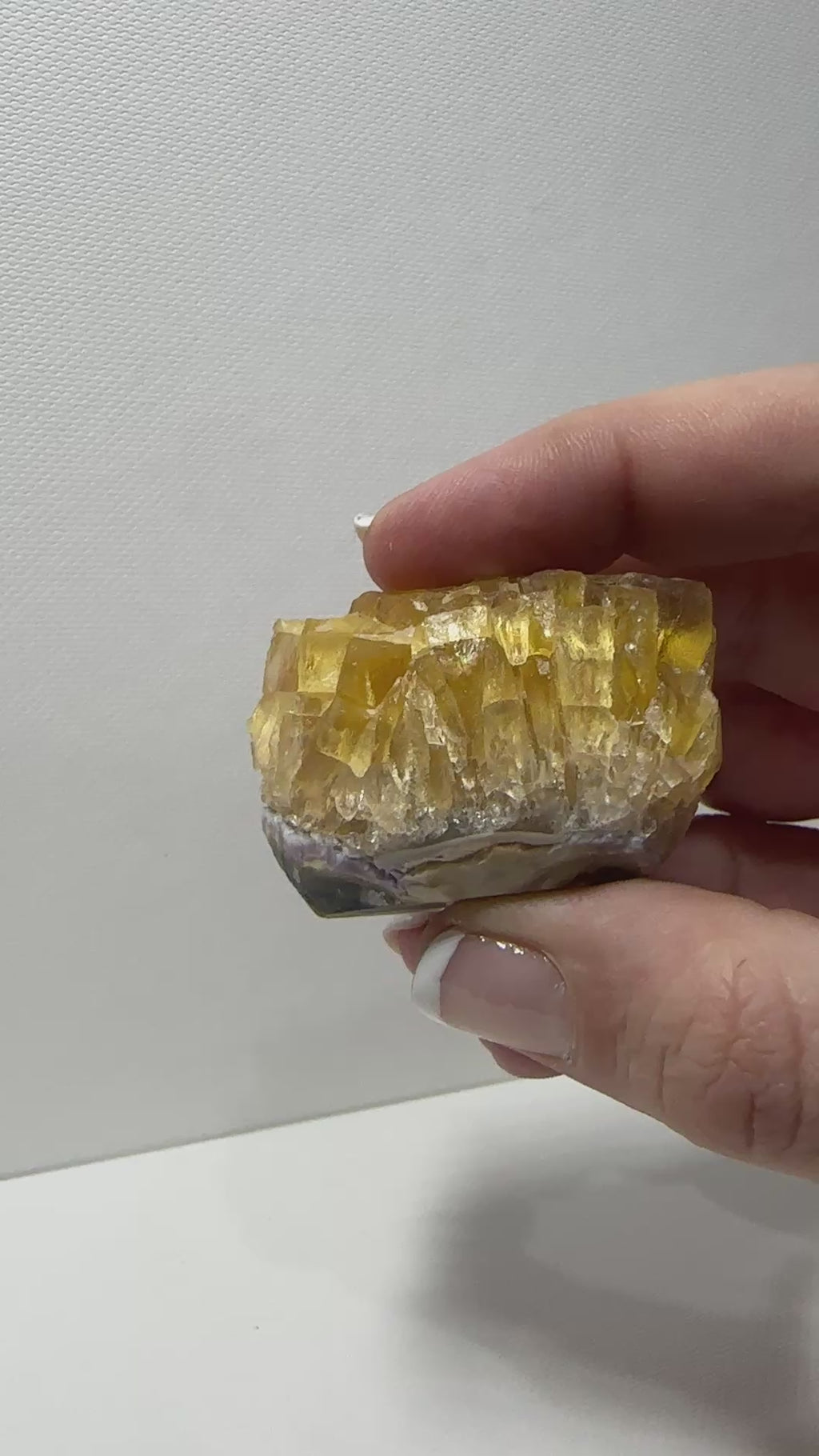 Raw Yellow Fluorite 1  (RARE)