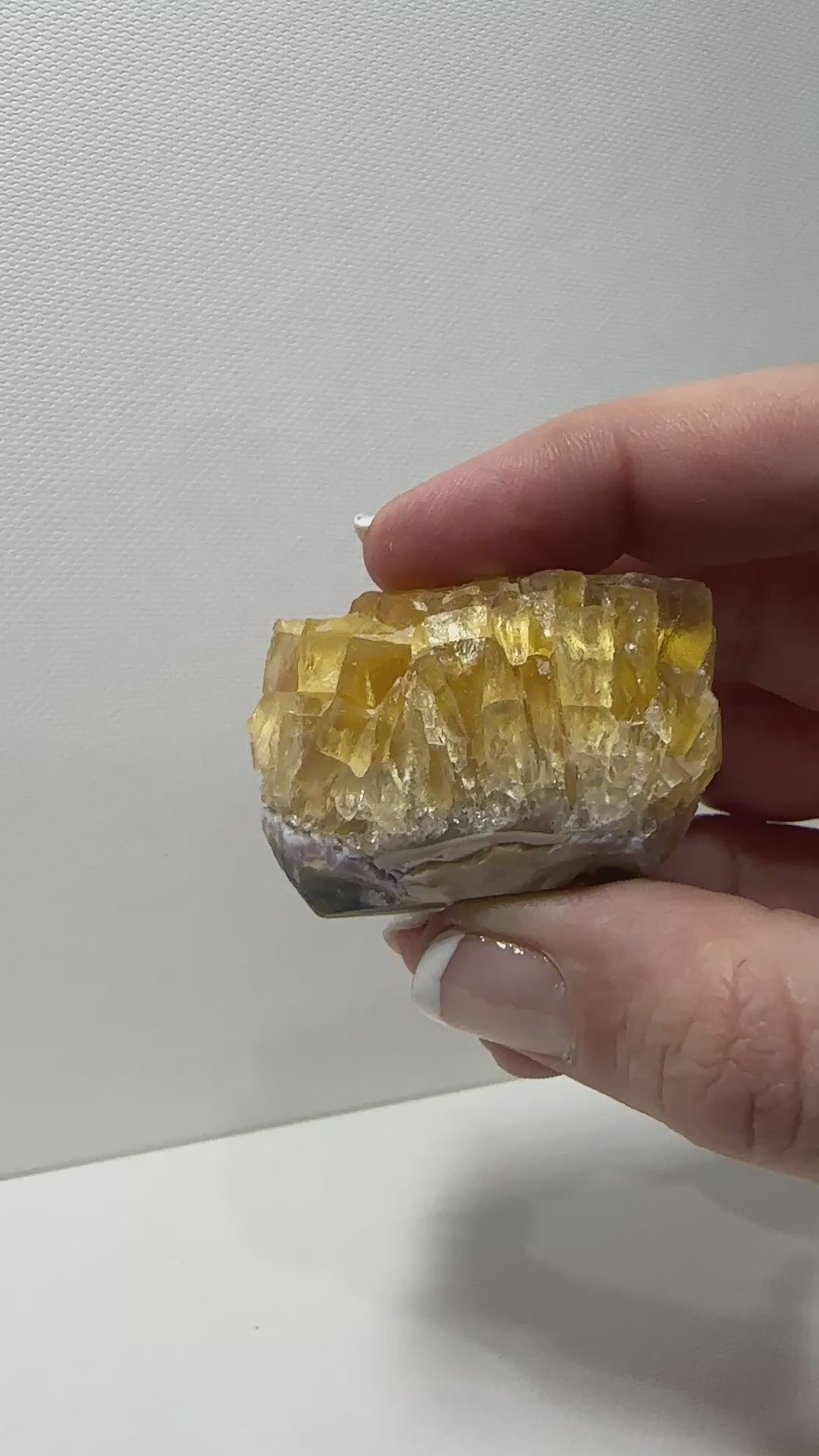 Raw Yellow Fluorite 1  (RARE)