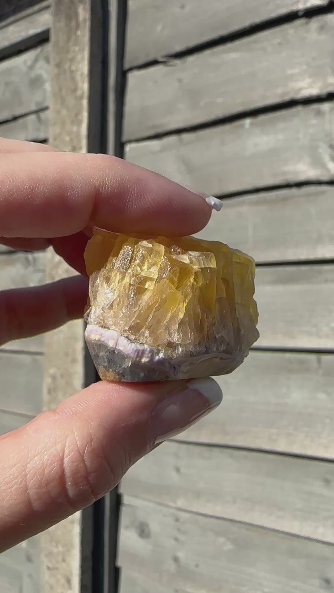 Raw Yellow Fluorite 1  (RARE)