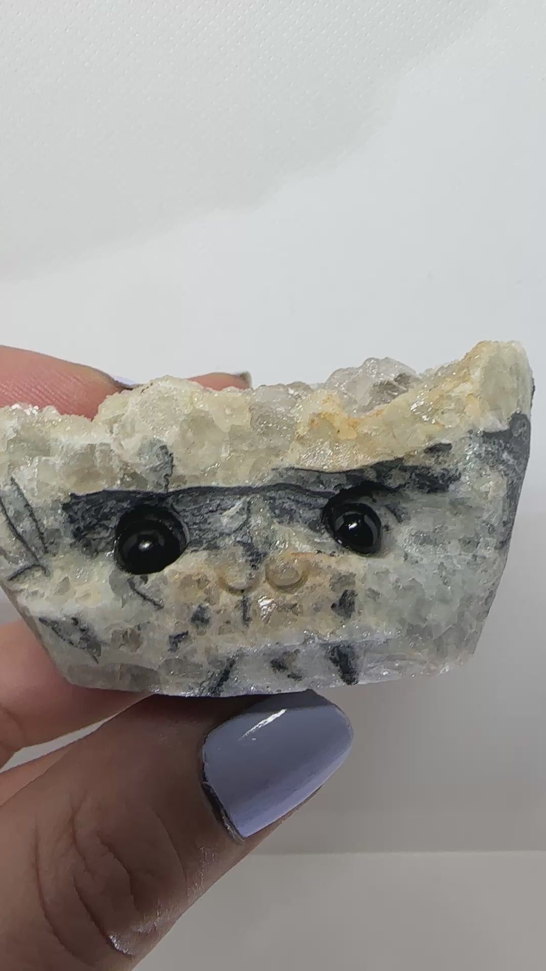 Sugar Fluorite Specimen Pet Rock Face