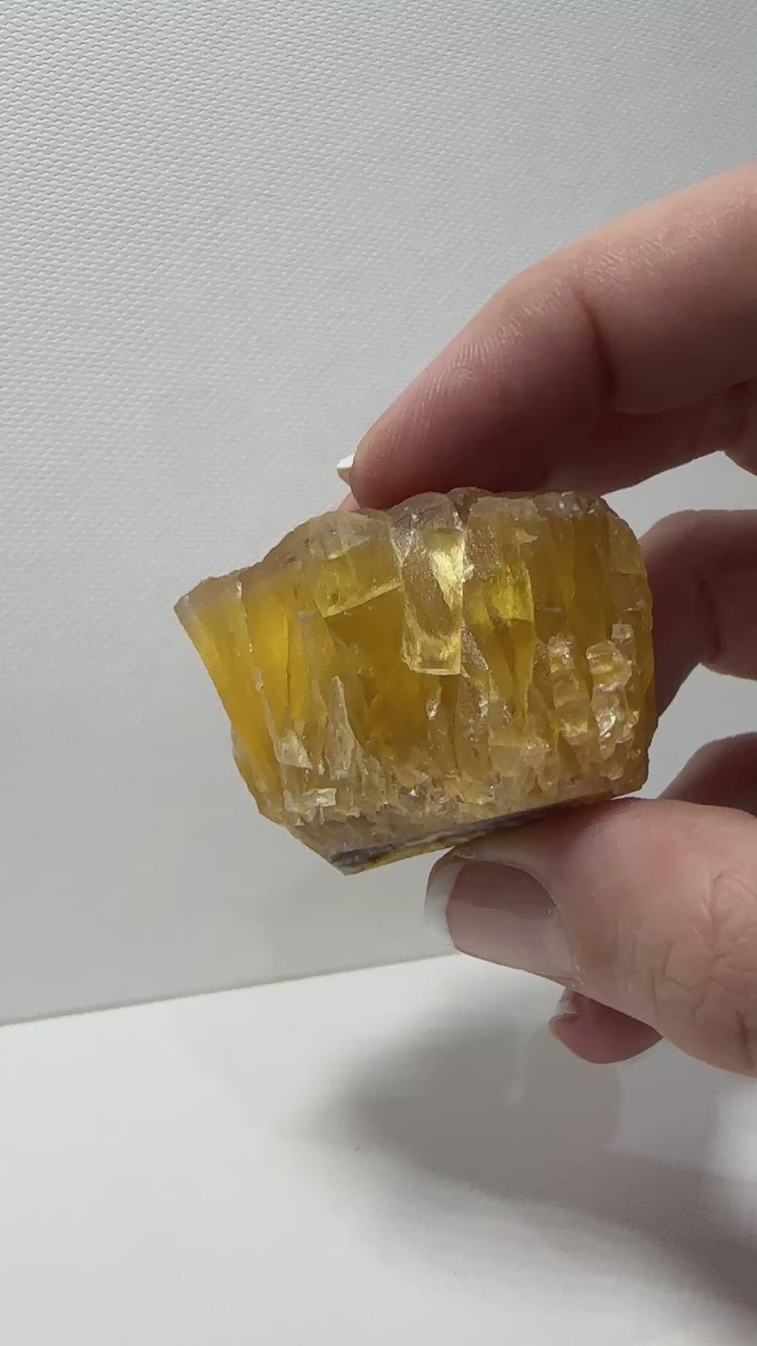 Raw Yellow Fluorite 2  (RARE)