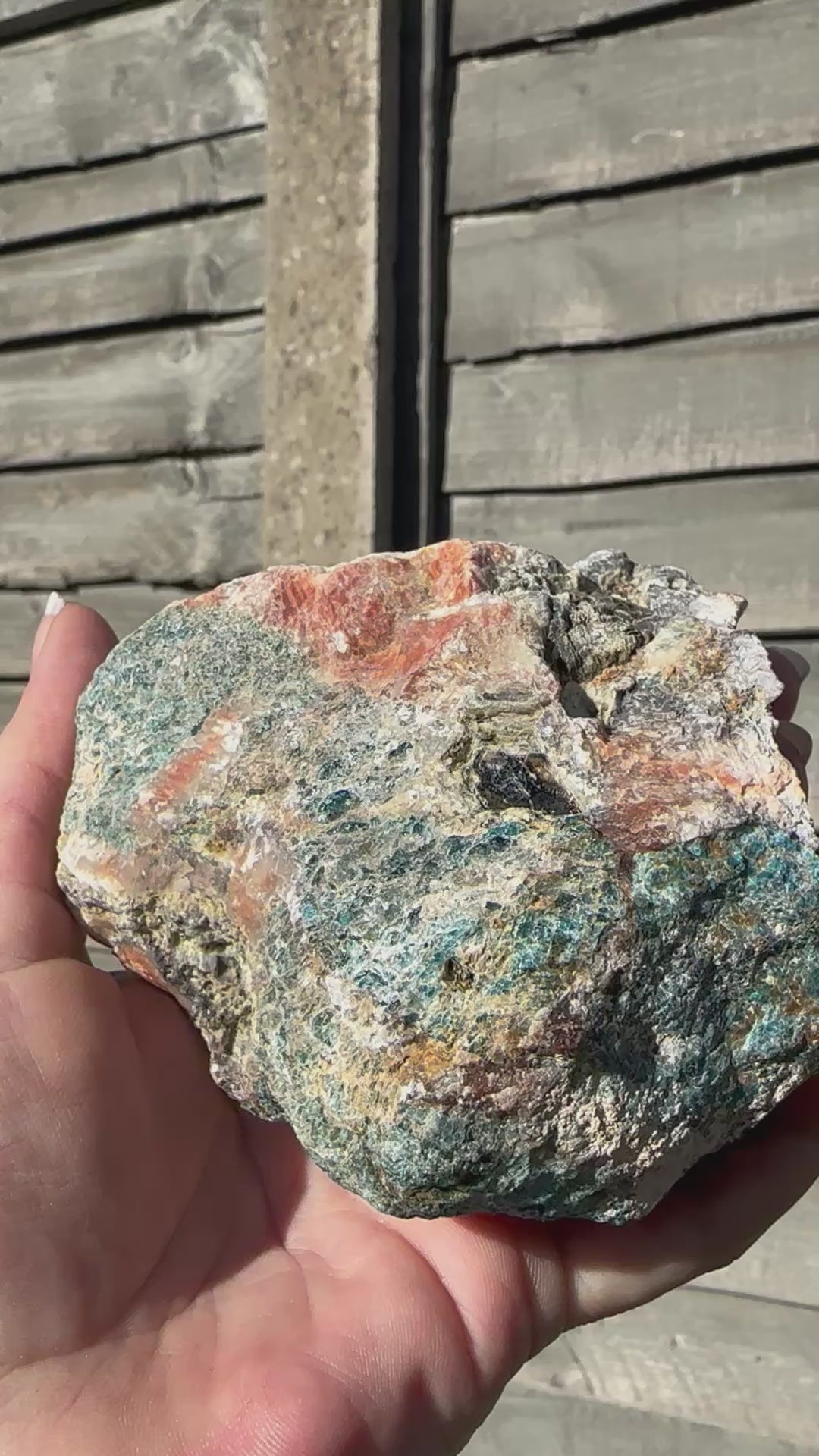 Raw Blue Apatite & Sunstone Raw