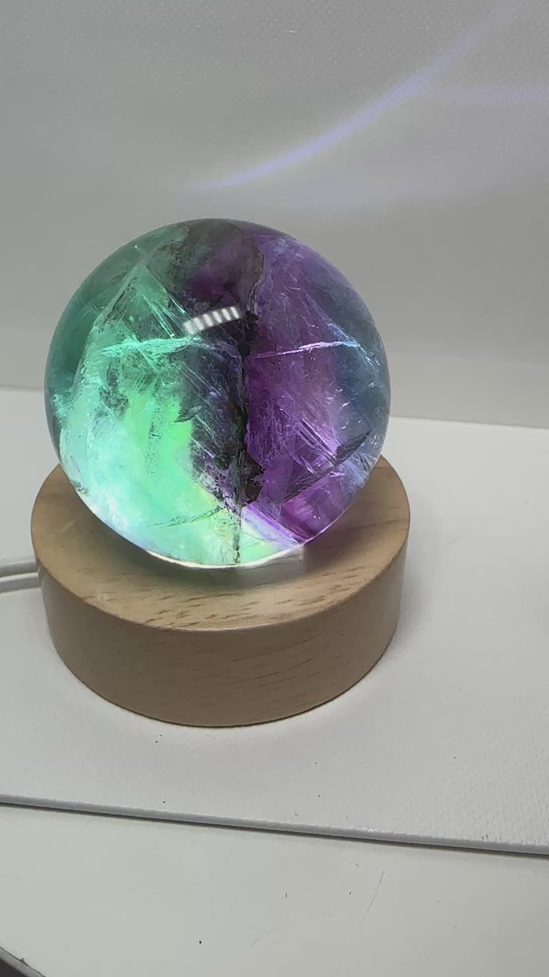 Rainbow Fluorite Sphere